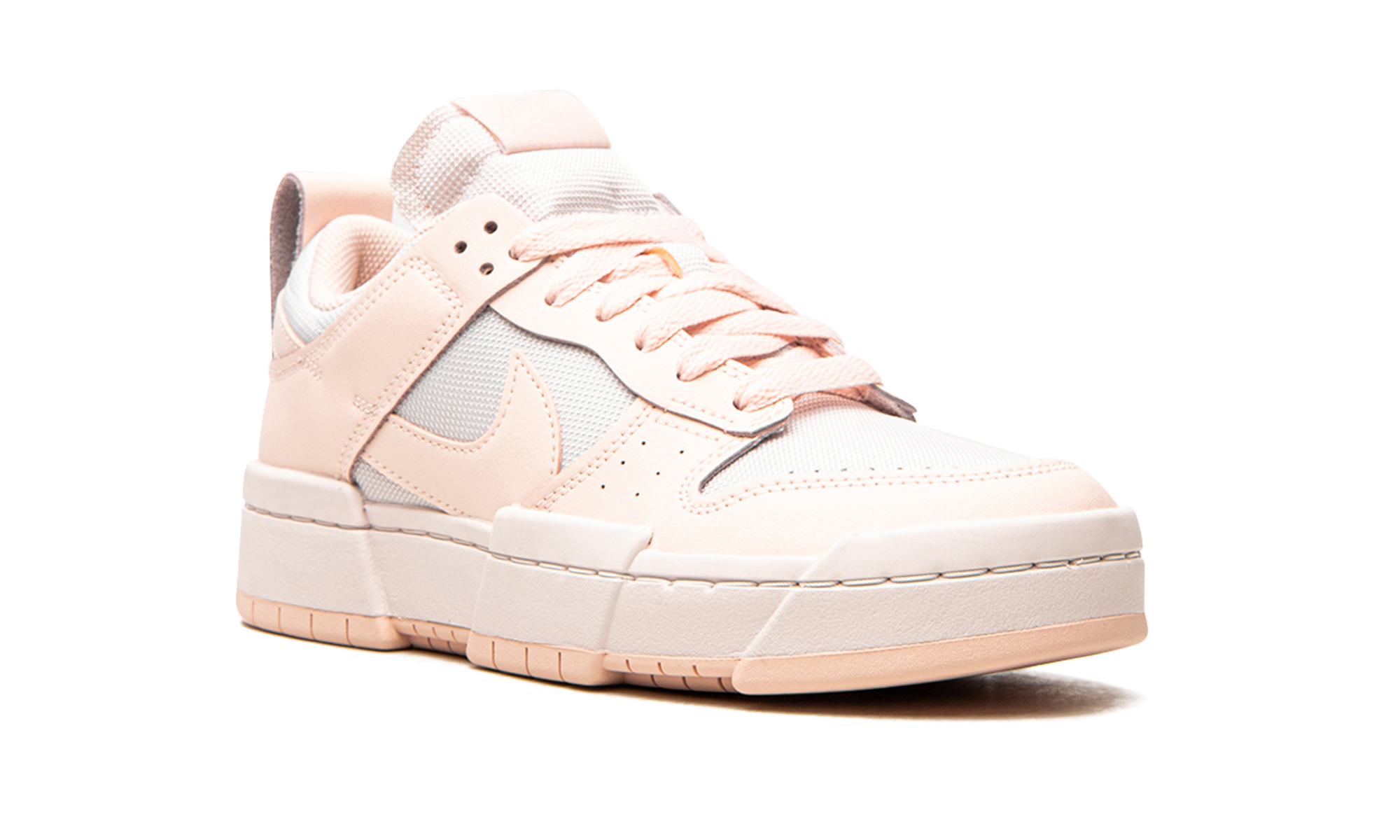 nike dunk low disrupt light soft pink women s+CK6654-602+diagnol right view
