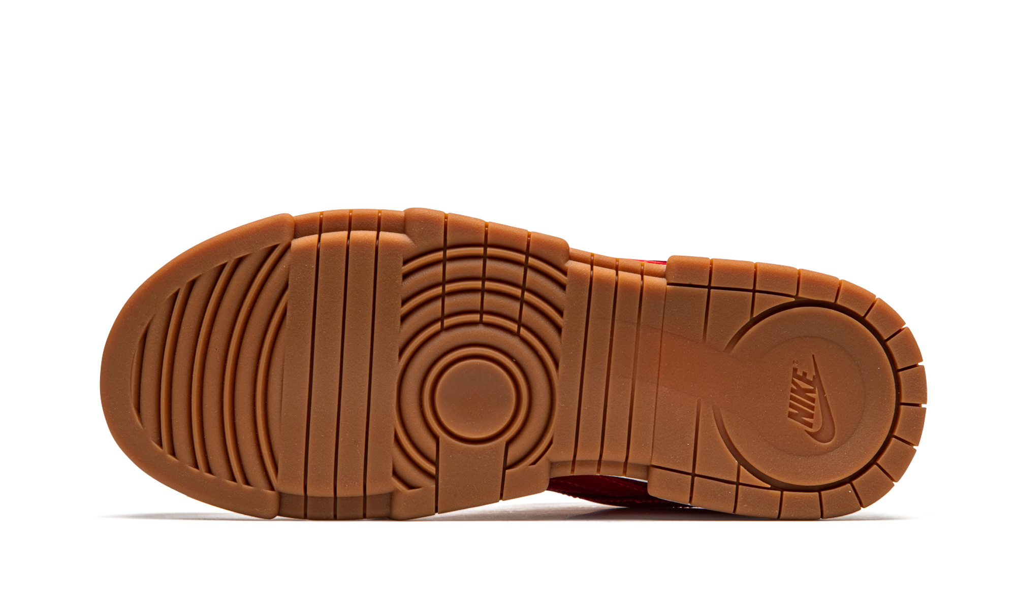 nike dunk low disrupt red gum women s+CK6654-600+bottom view