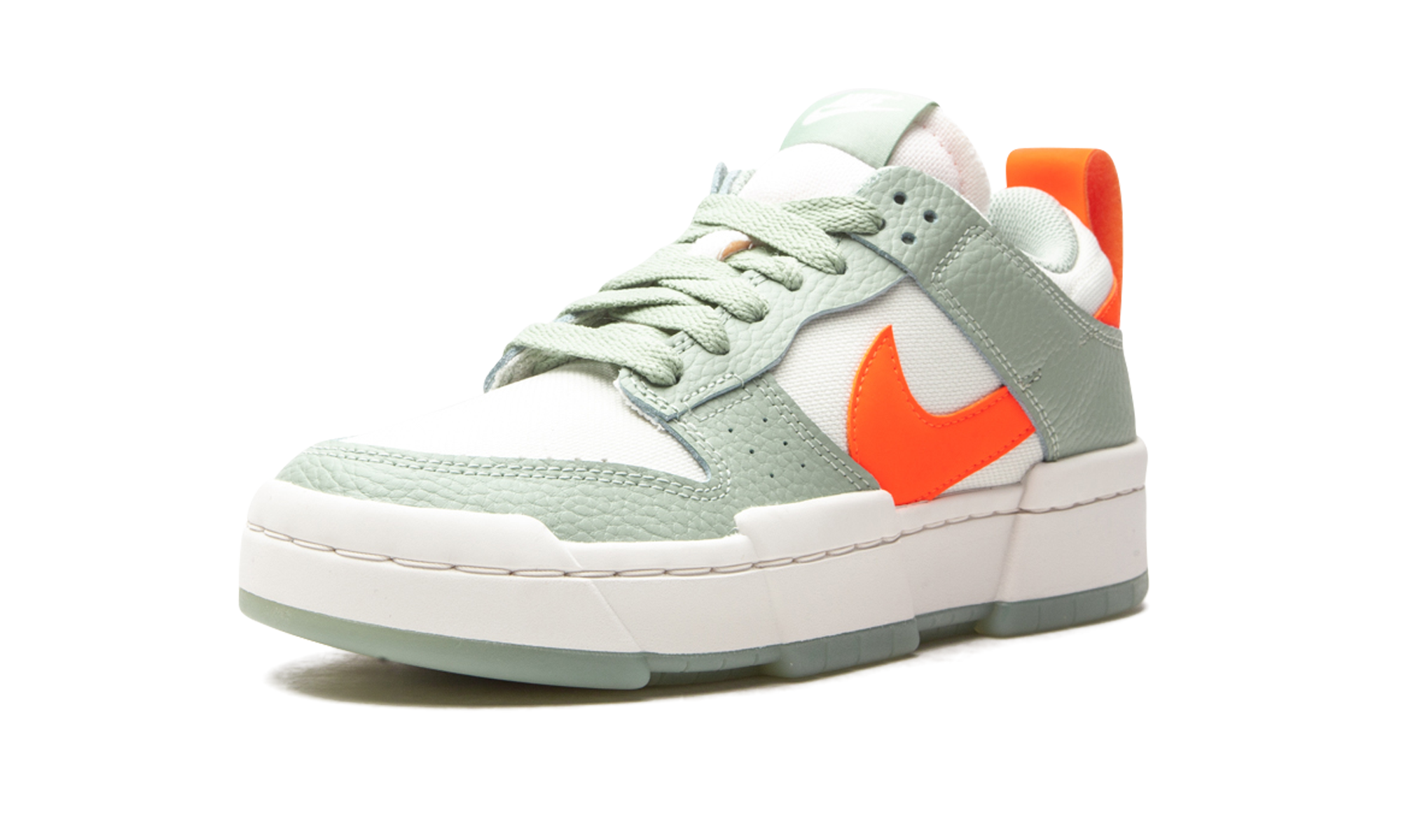 nike dunk low disrupt sea glass hyper crimson women s+DJ3077-001+left diagnol single view