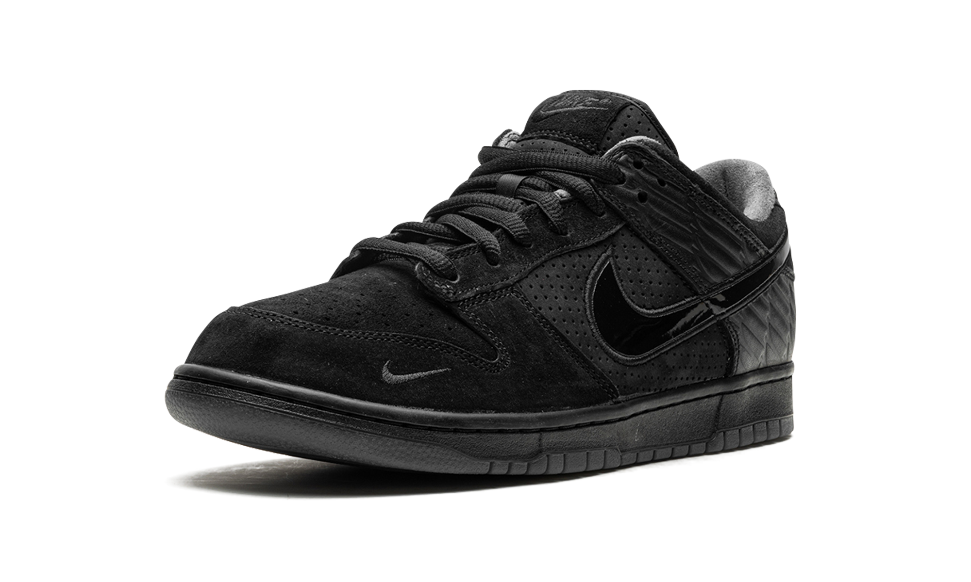 nike dunk low ducks of a feather black university of oregon pe+HV1470-001+left diagnol single view