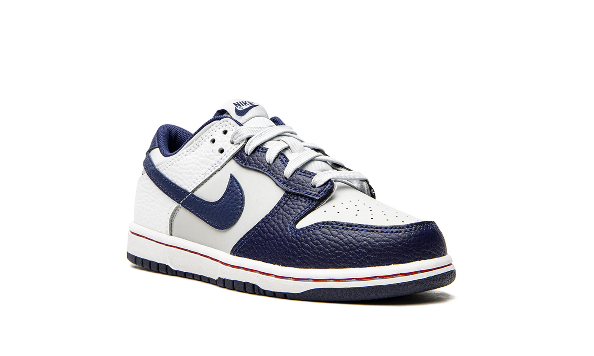 nike dunk low emb nba 75th anniversary brooklyn nets ps+DC9564-001+diagnol right view