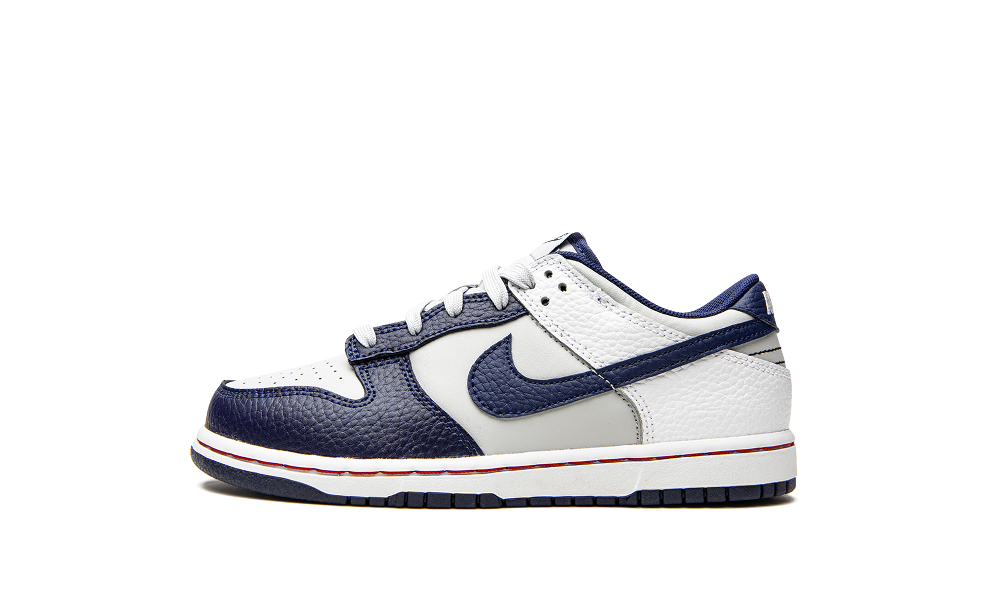 nike dunk low emb nba 75th anniversary brooklyn nets ps+DC9564-001+diagnol right view 1