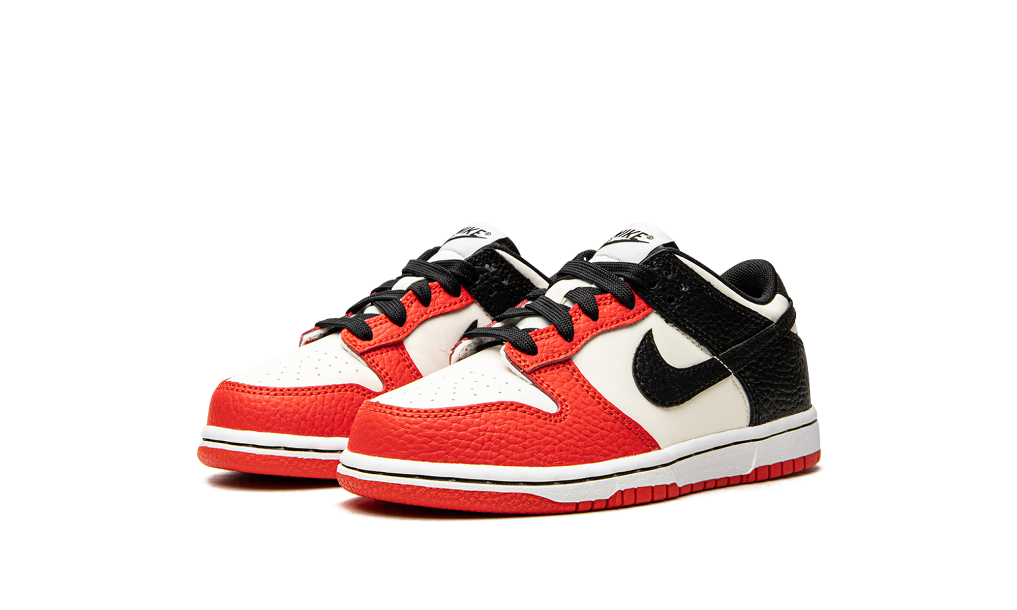 nike dunk low emb nba 75th anniversary chicago ps+DC9564-100+diagnol left view