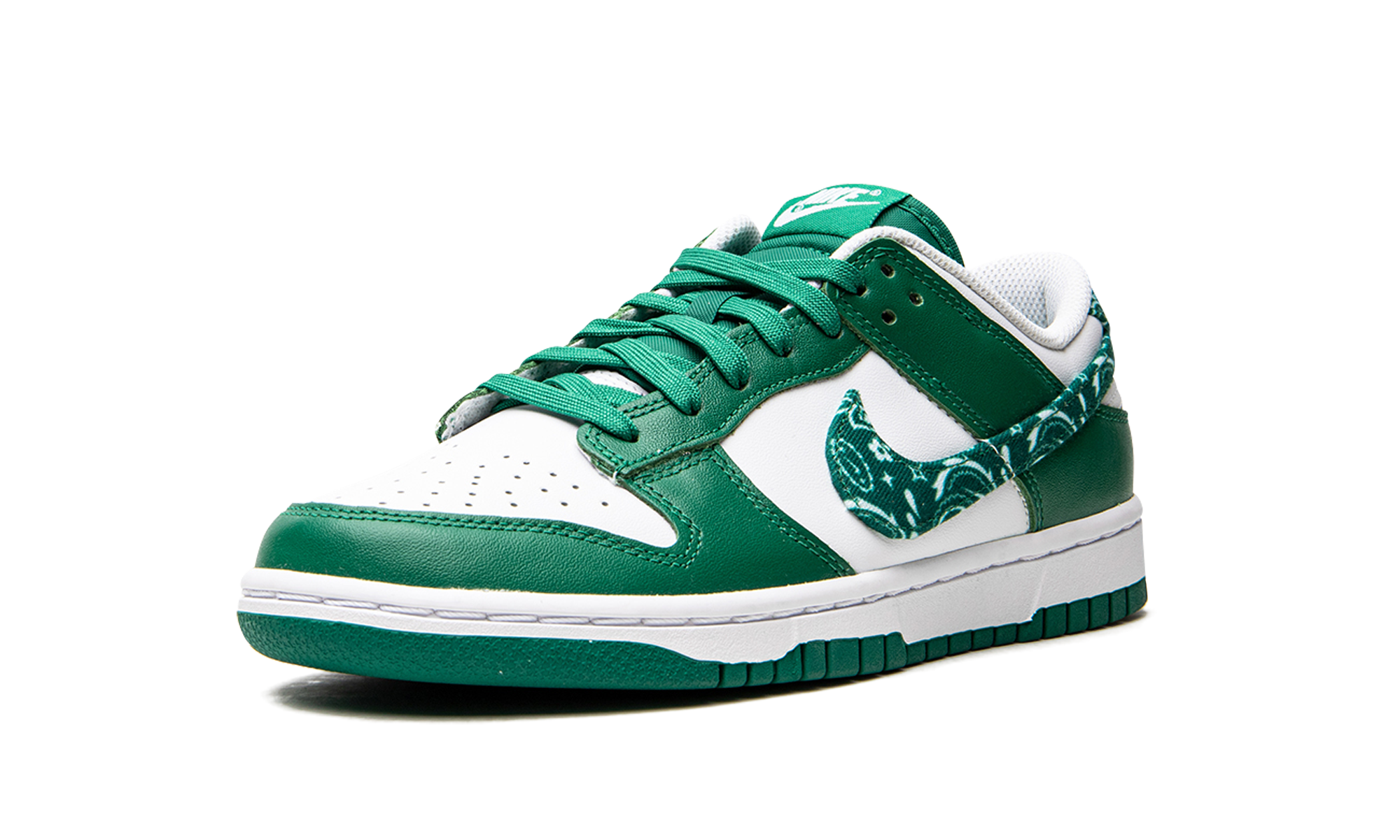 nike dunk low essential paisley pack green women s+DH4401-102+left diagnol single view