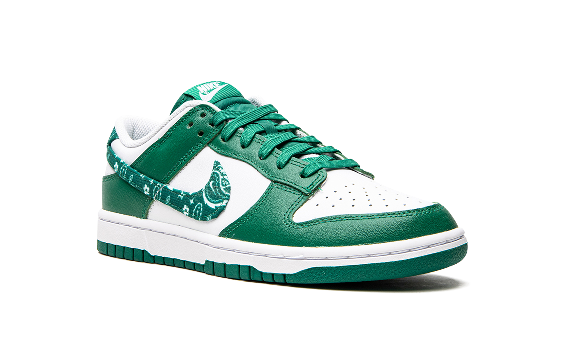 nike dunk low essential paisley pack green women s+DH4401-102+diagnol right view