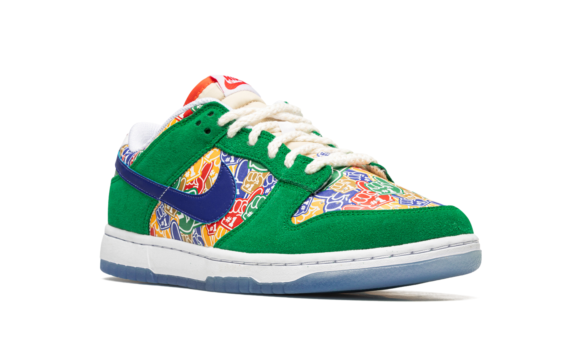 nike dunk low foam finger+DZ5184-300+diagnol right view