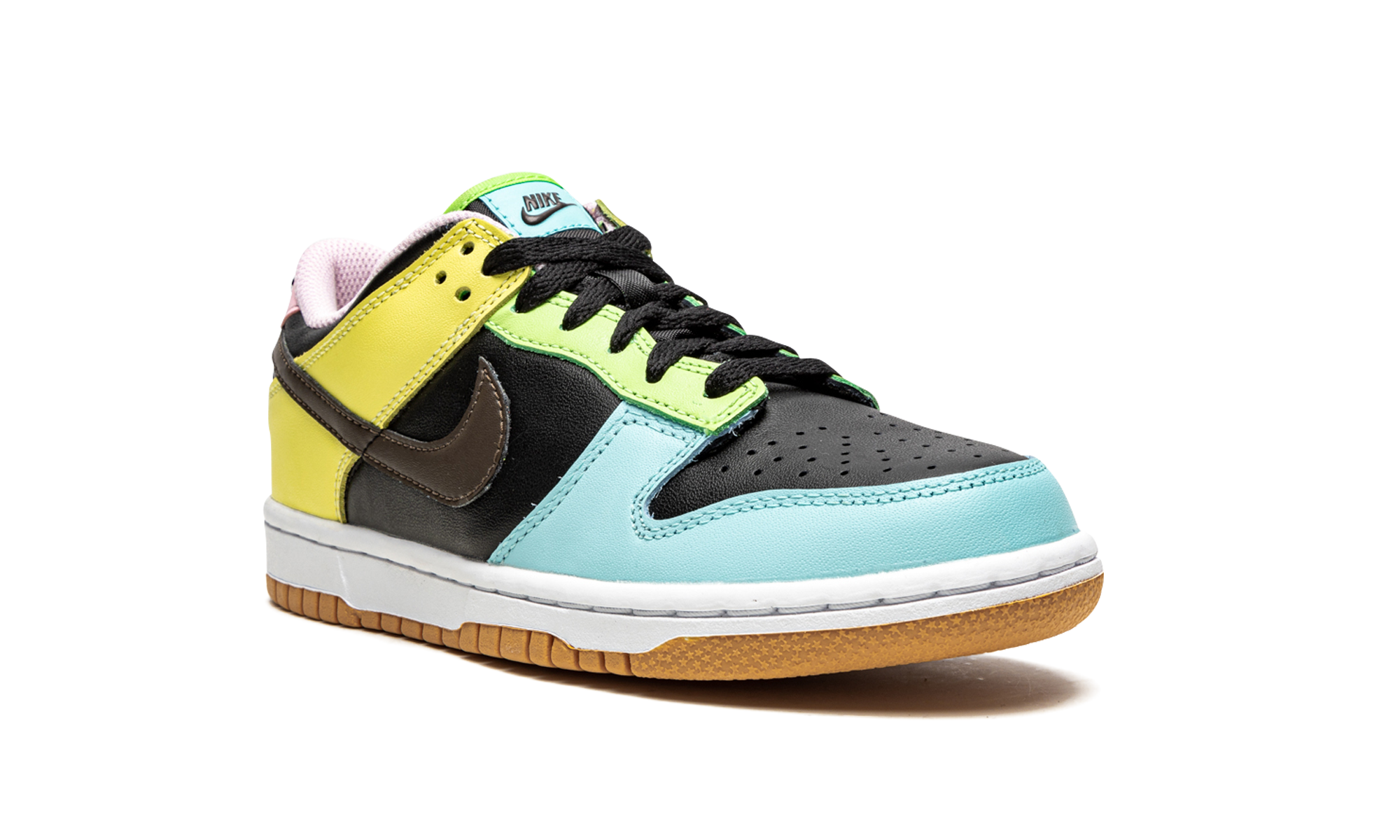 nike dunk low free 99 black gs+CZ2496-001+diagnol right view