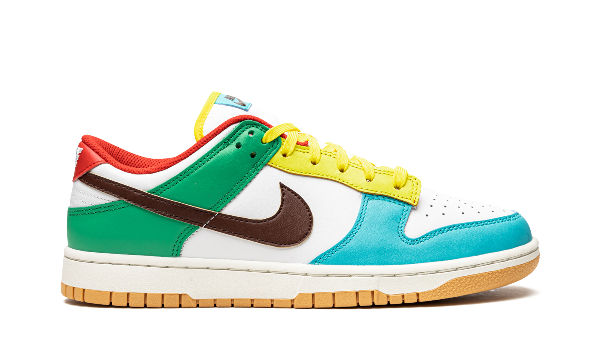 nike dunk low free 99 white+DH0952-100+right view