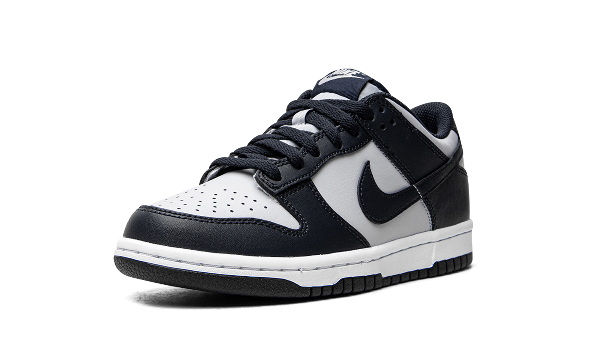 nike dunk low georgetown gs+CW1590-004+left diagnol single view