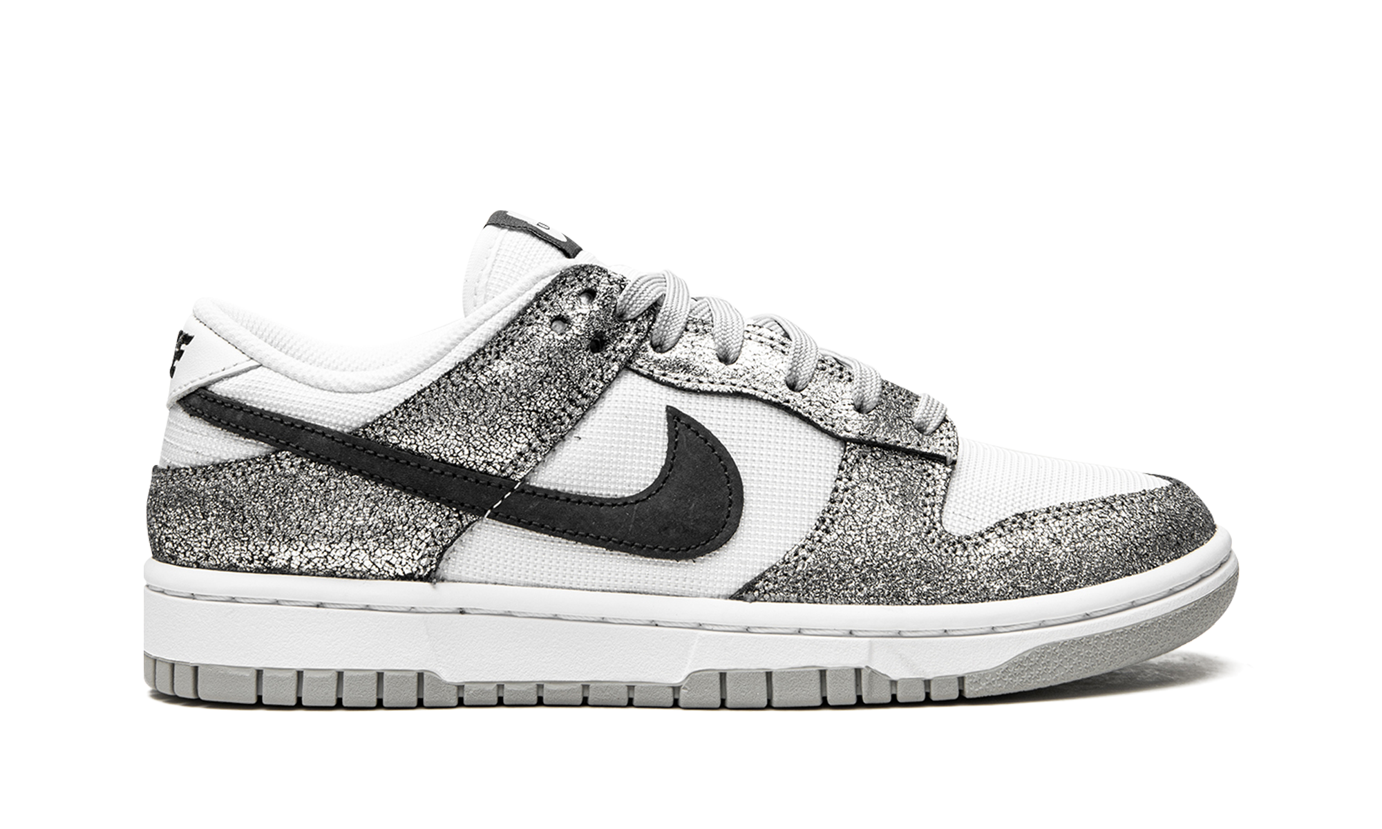 nike dunk low golden gals metallic silver women s+DO5882-001+right view