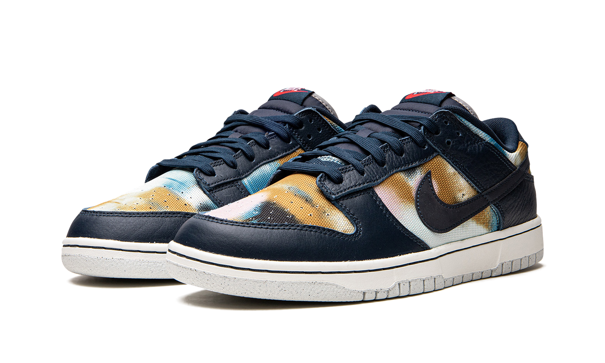 nike dunk low graffiti navy+DM0108-400+diagnol left view