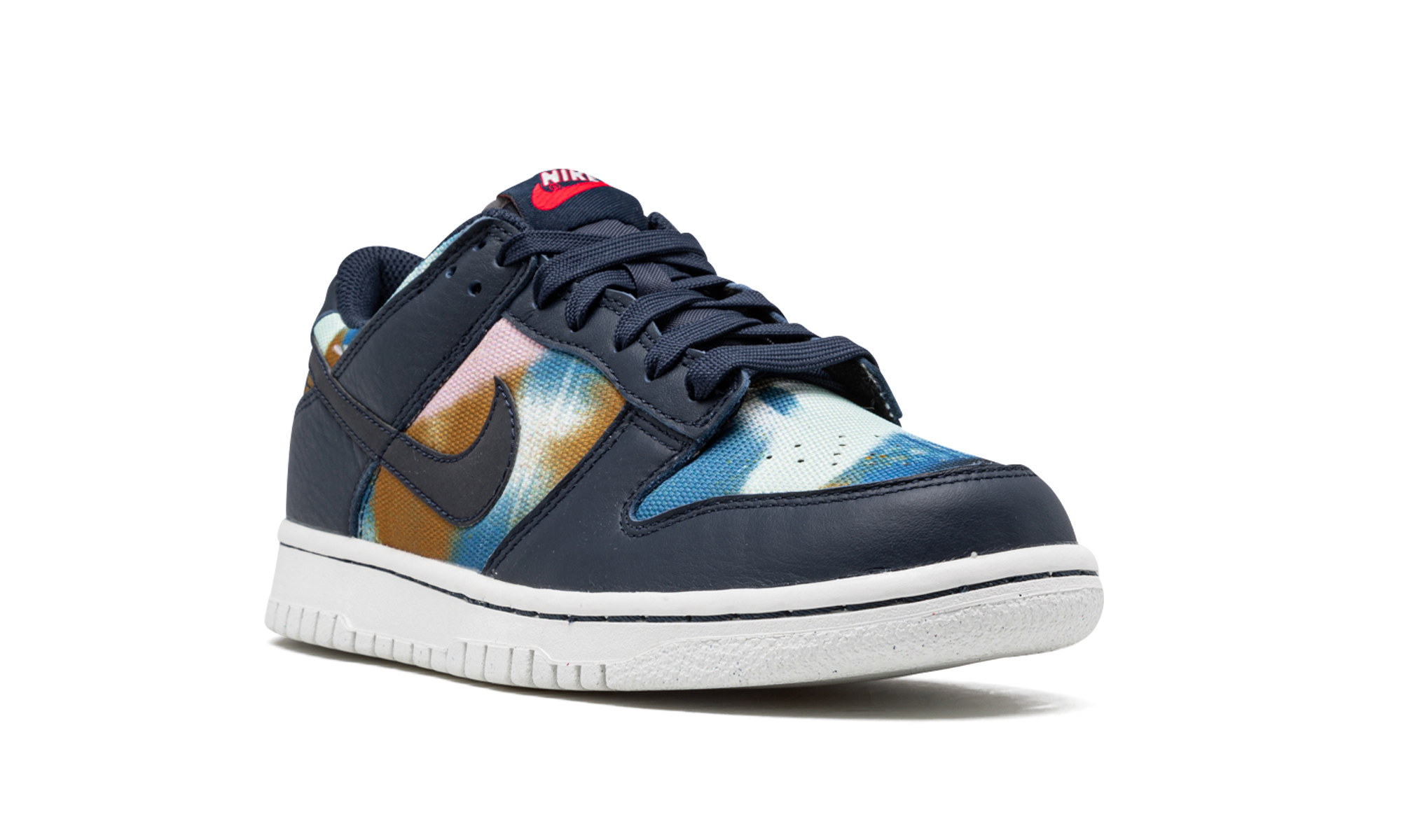nike dunk low graffiti navy gs+DM1051-400+diagnol right view