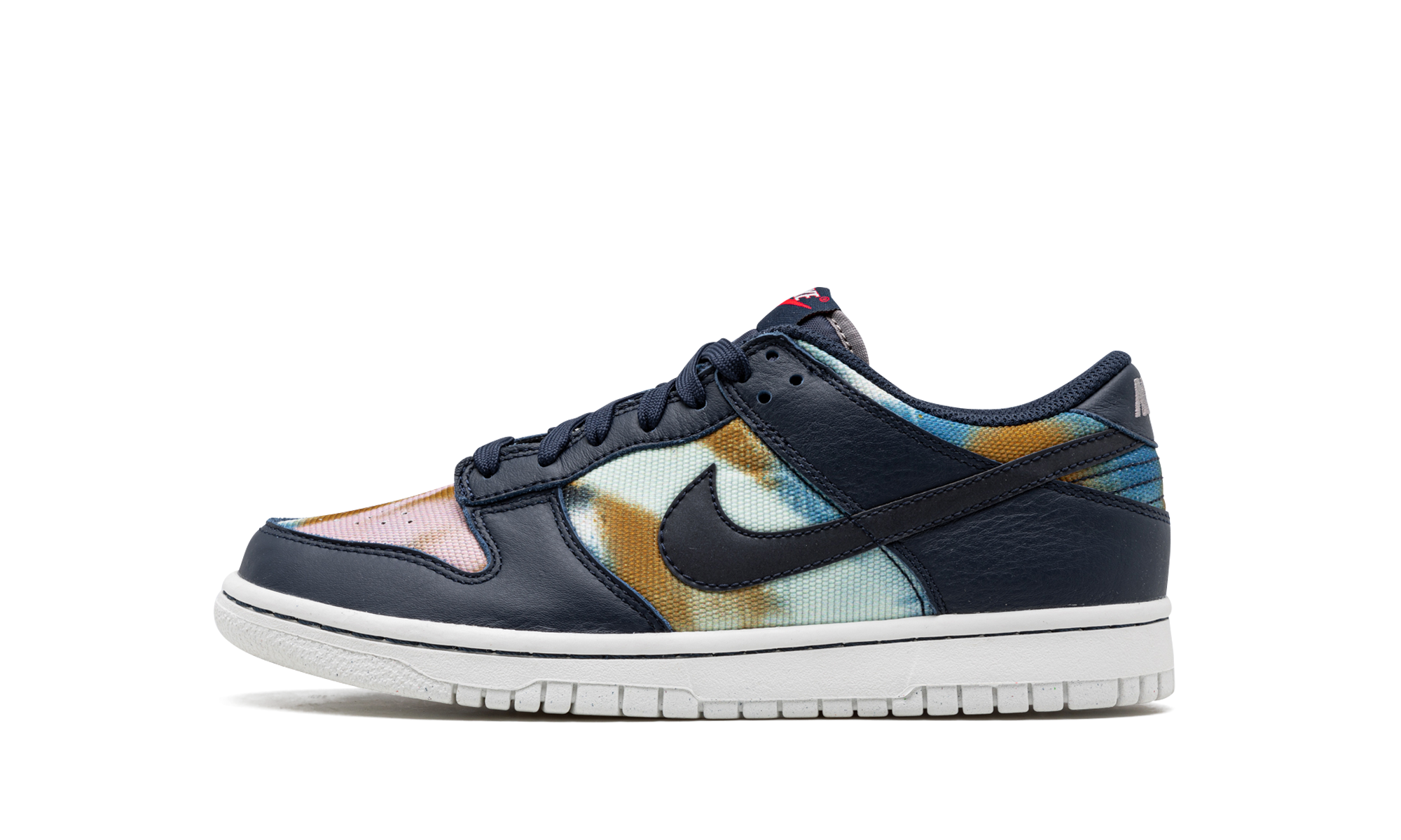 nike dunk low graffiti navy gs+DM1051-400+diagnol right view 1