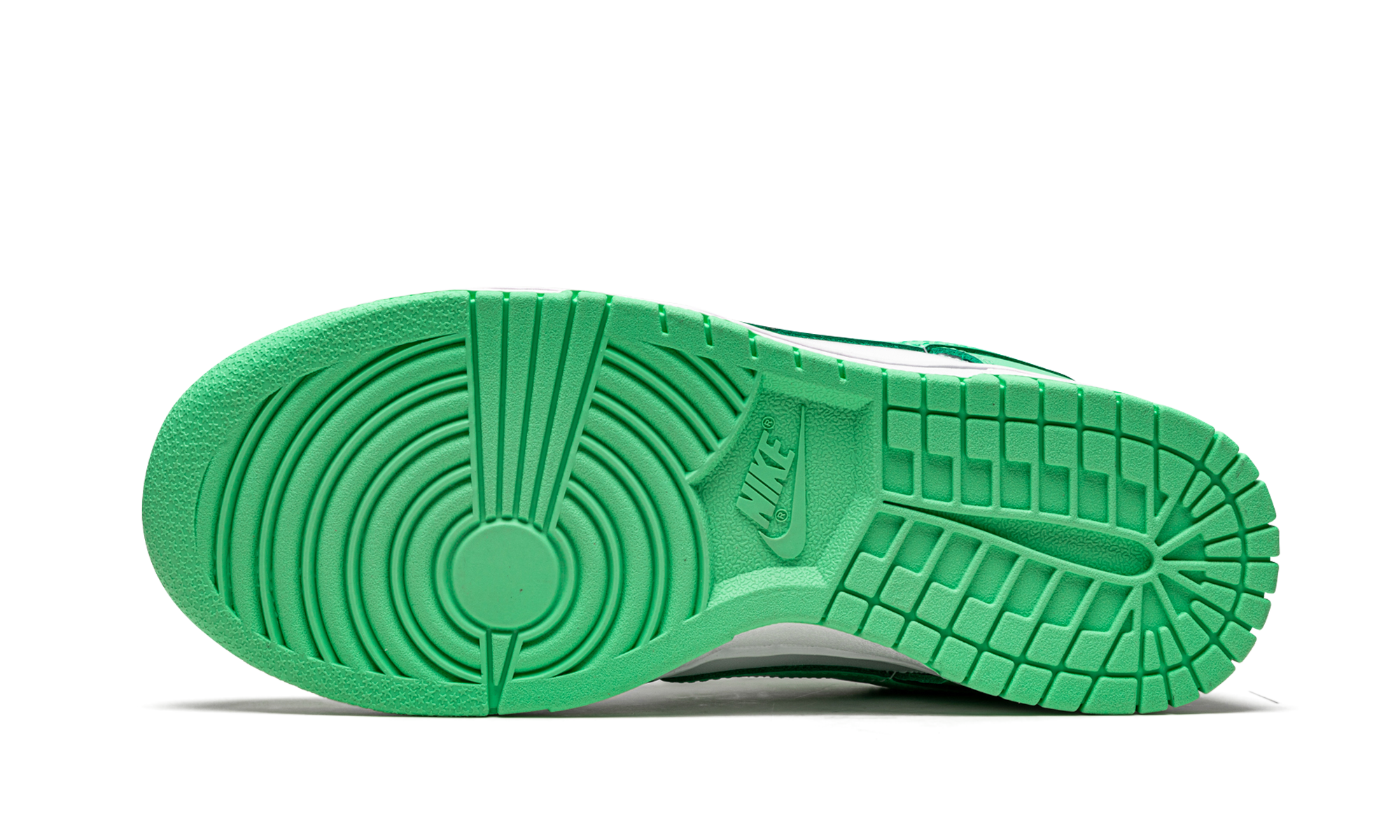 nike dunk low green glow women s+DD1503-105+bottom view