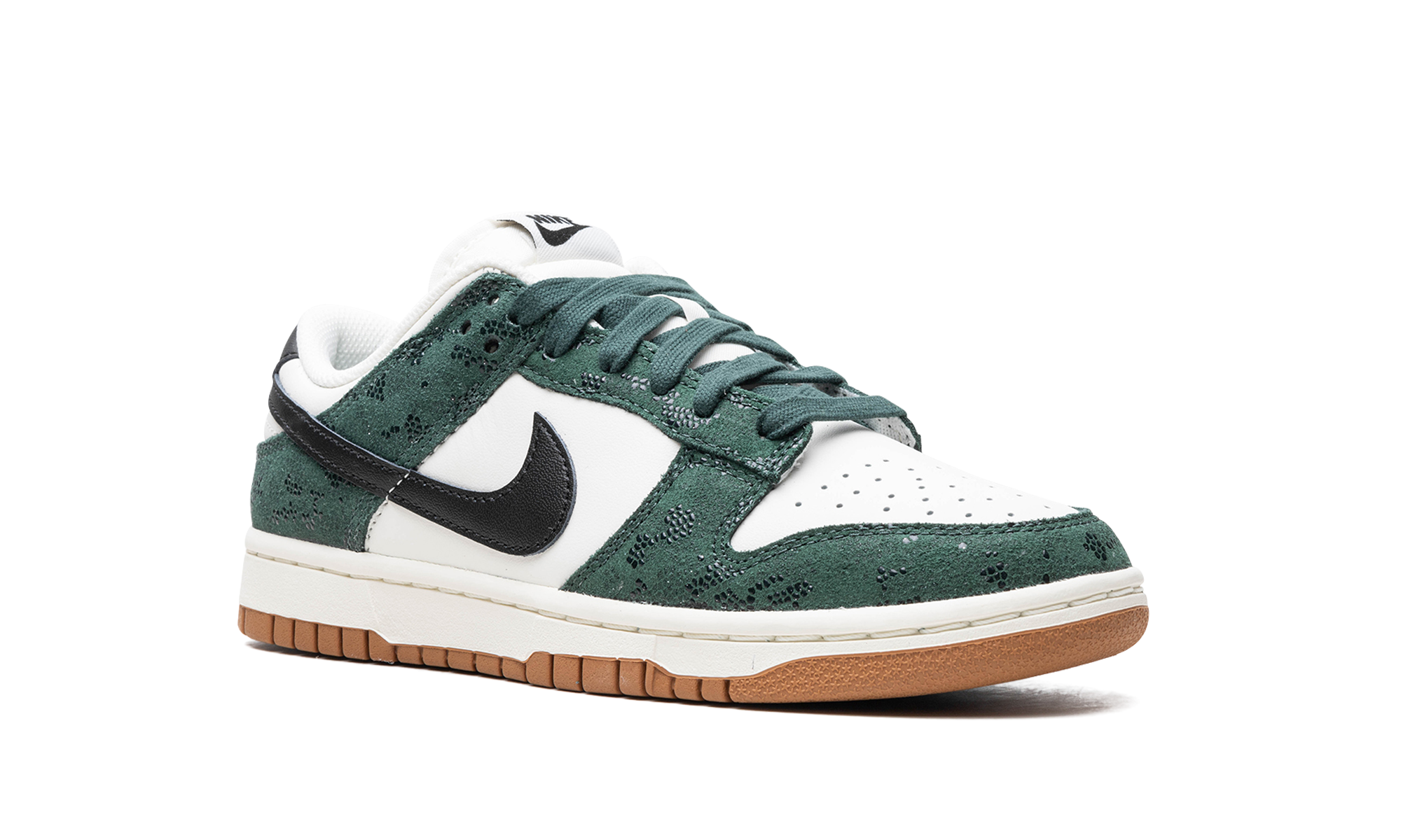 nike dunk low green snake women s+FQ8893-397+diagnol right view
