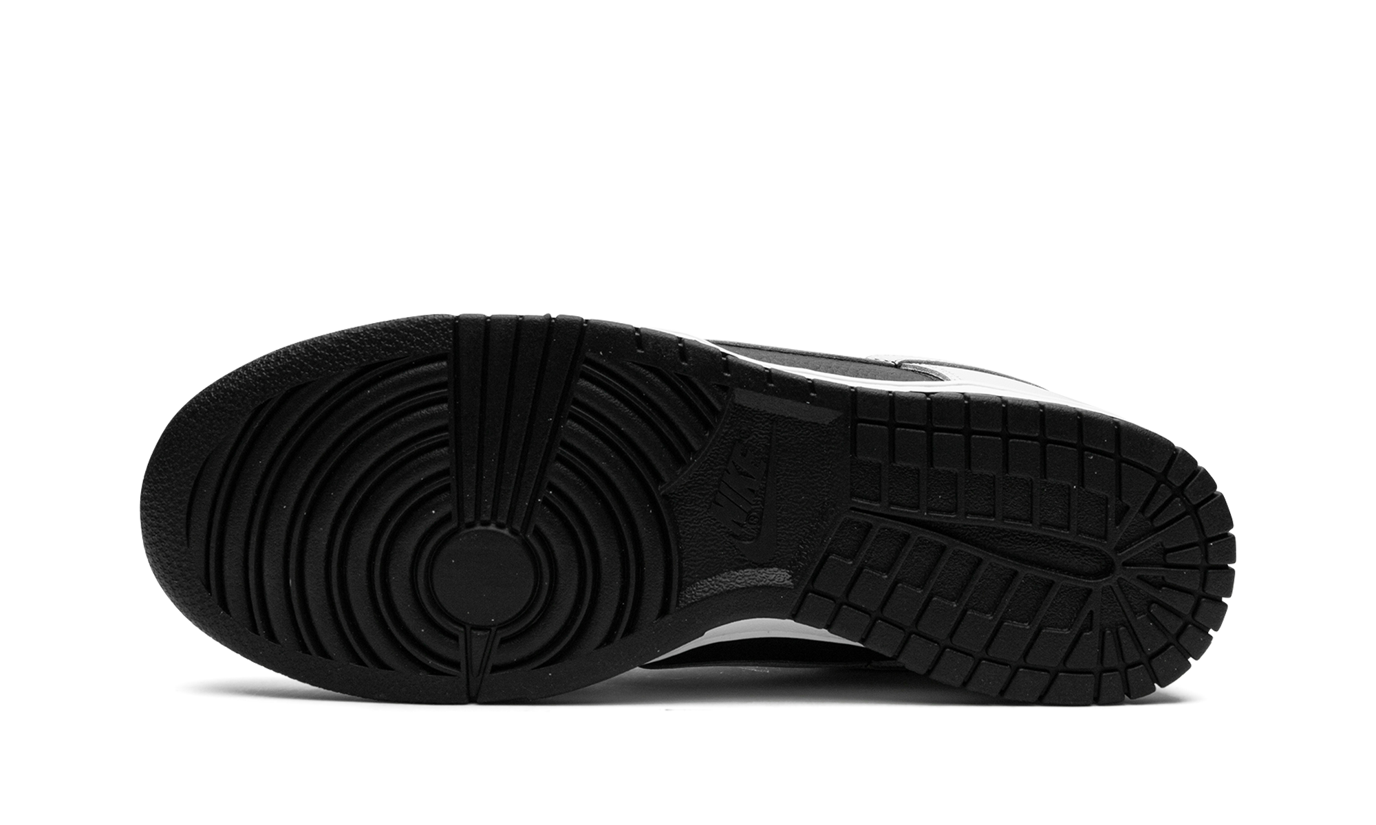 nike dunk low grey panda volt+FD9756-001+bottom view