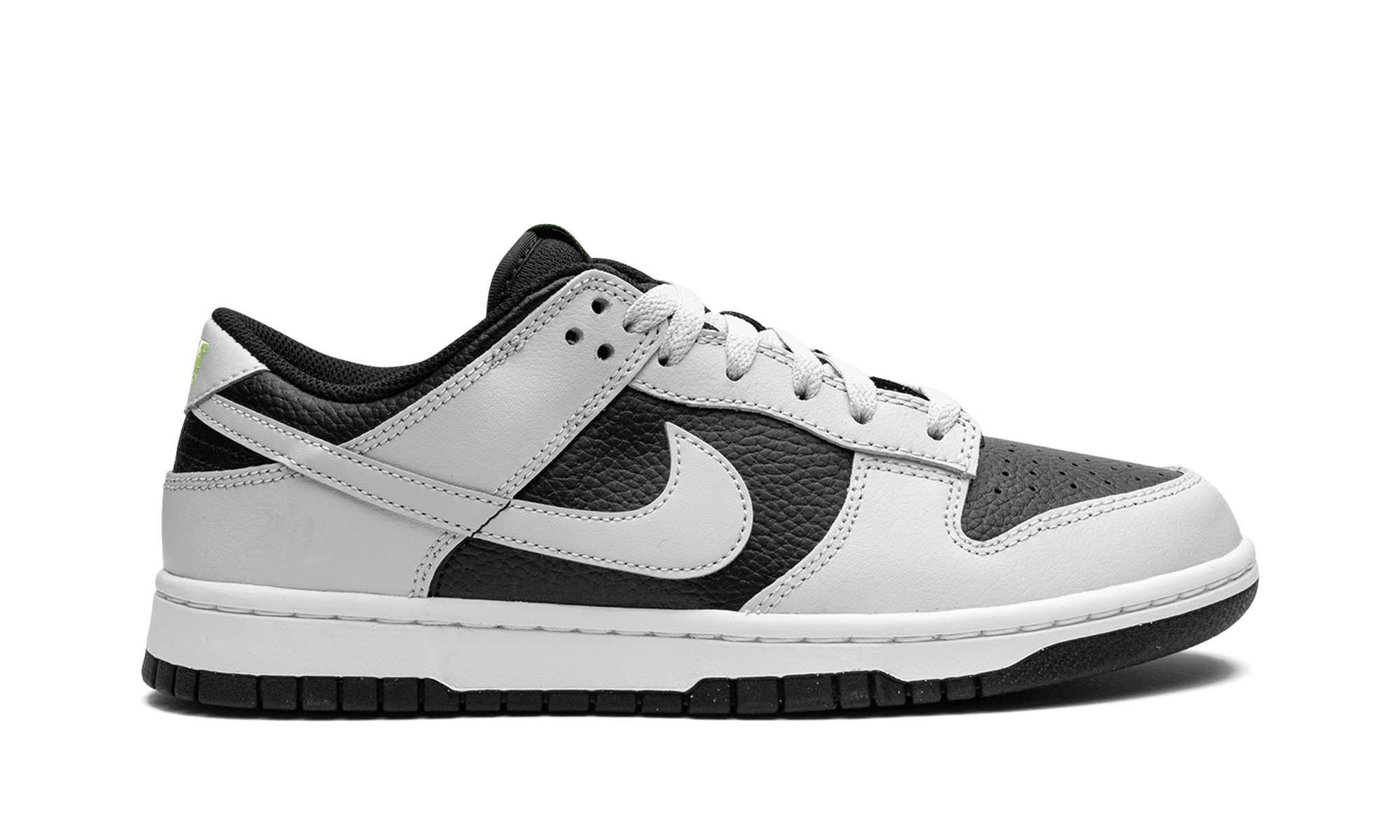 nike dunk low grey panda volt+FD9756-001+right view