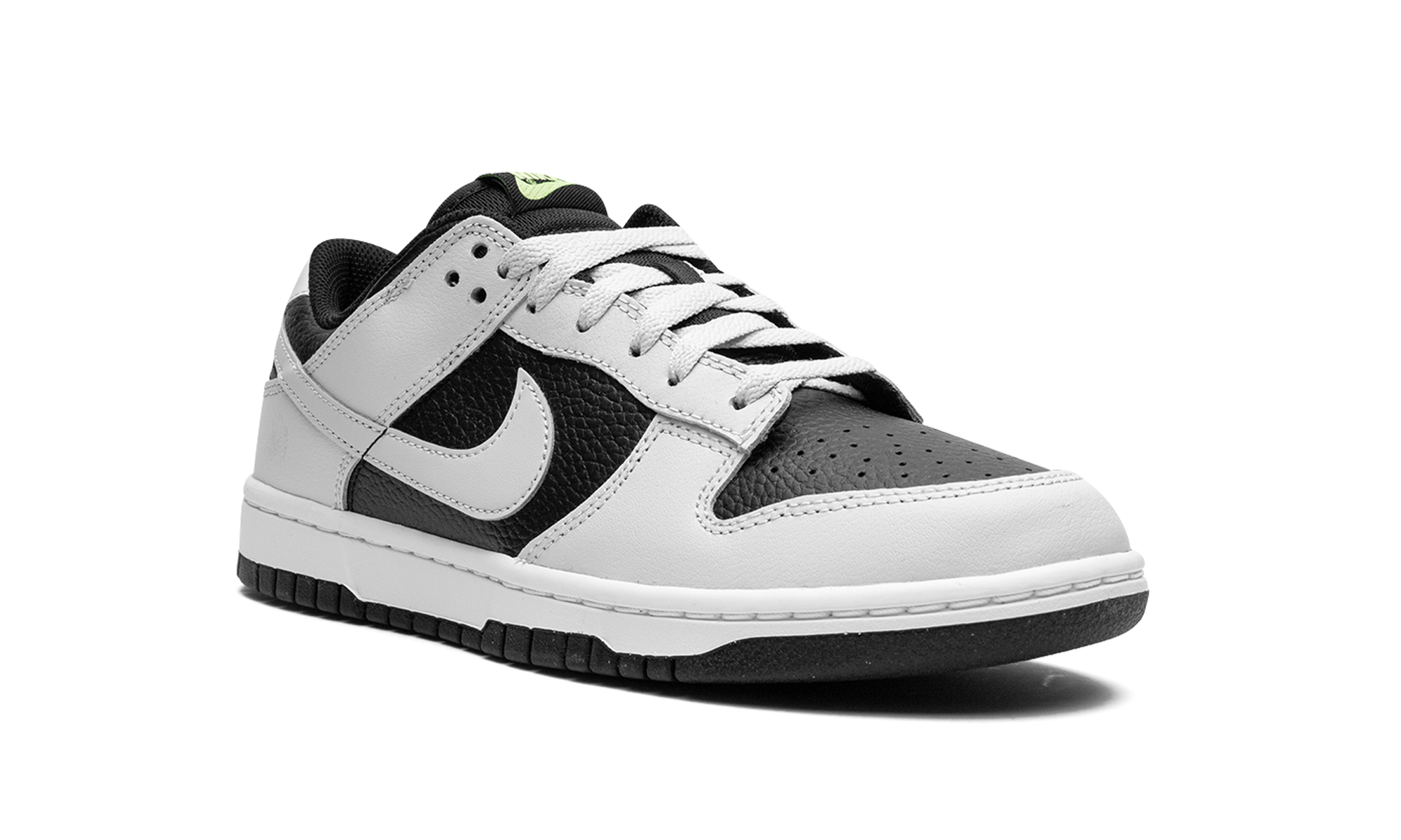nike dunk low grey panda volt+FD9756-001+diagnol right view