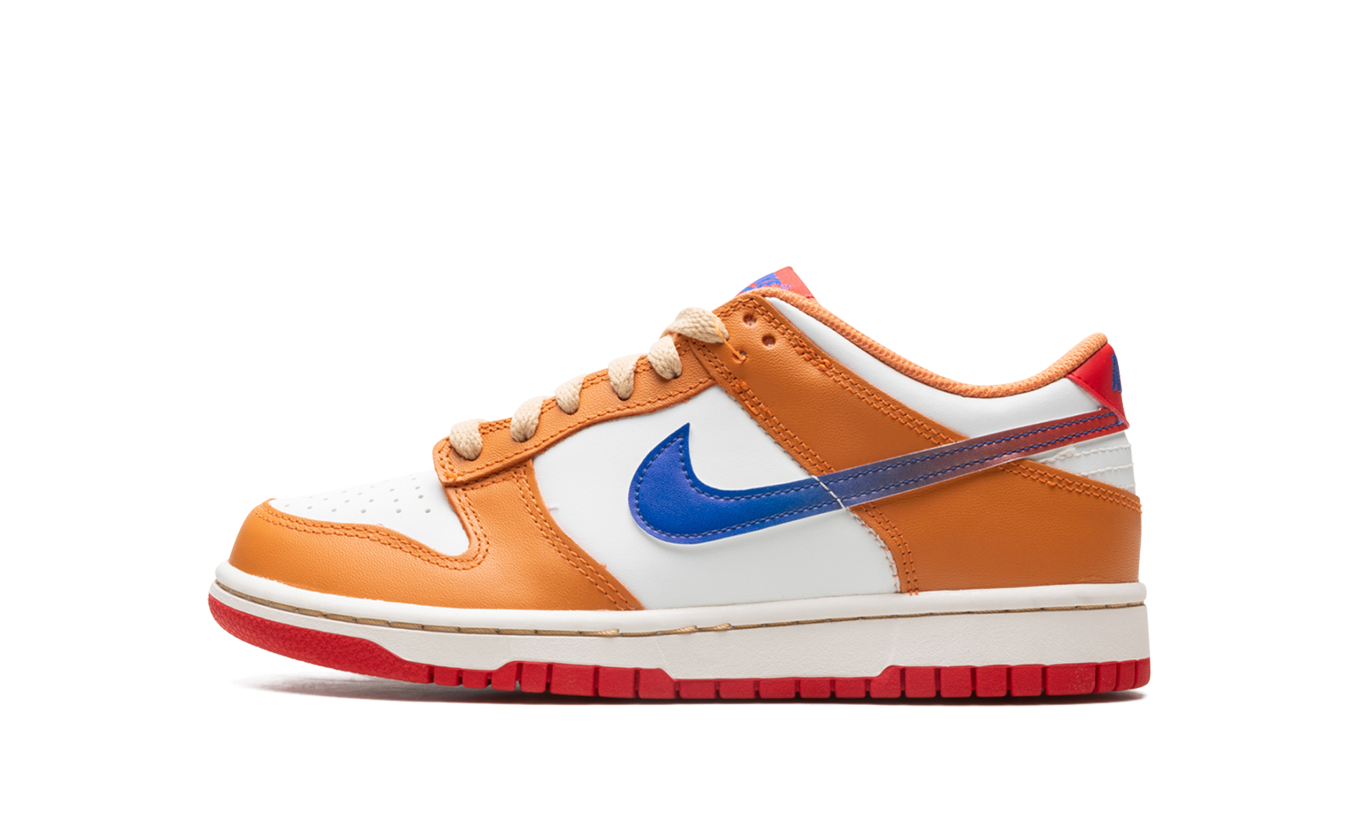 nike dunk low hot curry game royal gs+DH9765-101+diagnol right view 1