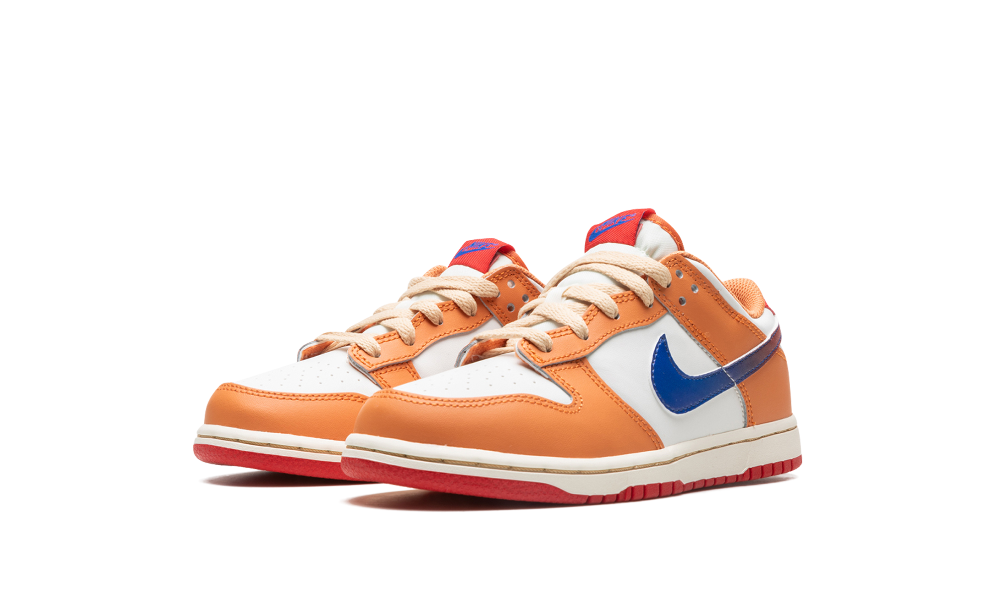 nike dunk low hot curry game royal ps+DH9756-101+diagnol left view