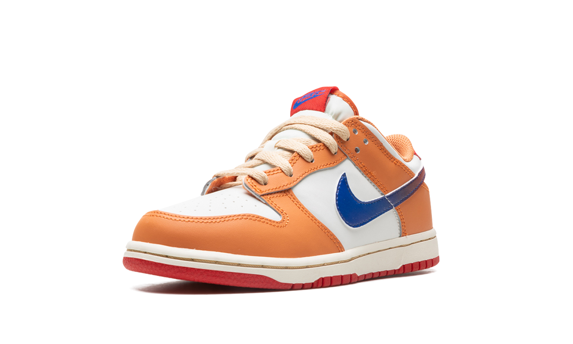 nike dunk low hot curry game royal ps+DH9756-101+left diagnol single view
