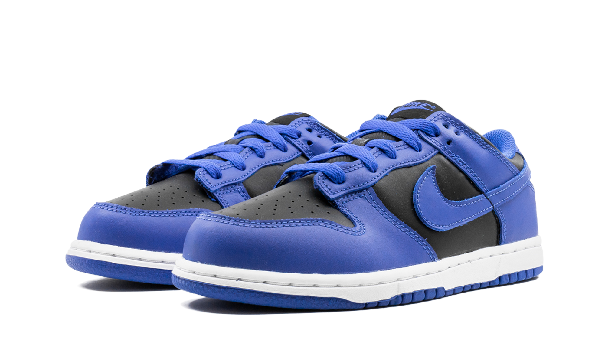 nike dunk low hyper cobalt ps+CW1588-001+diagnol left view