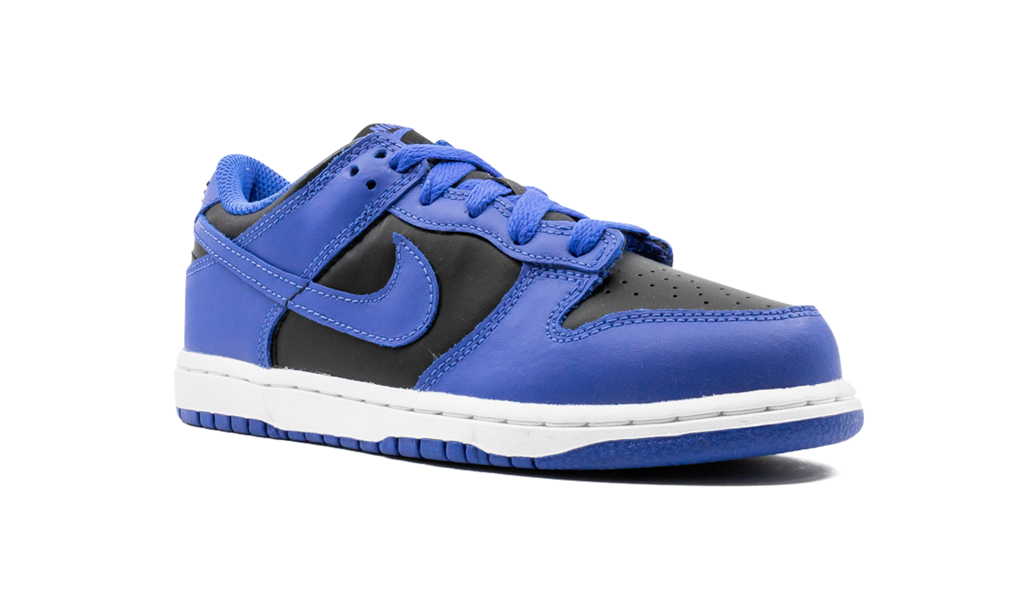 nike dunk low hyper cobalt ps+CW1588-001+diagnol right view