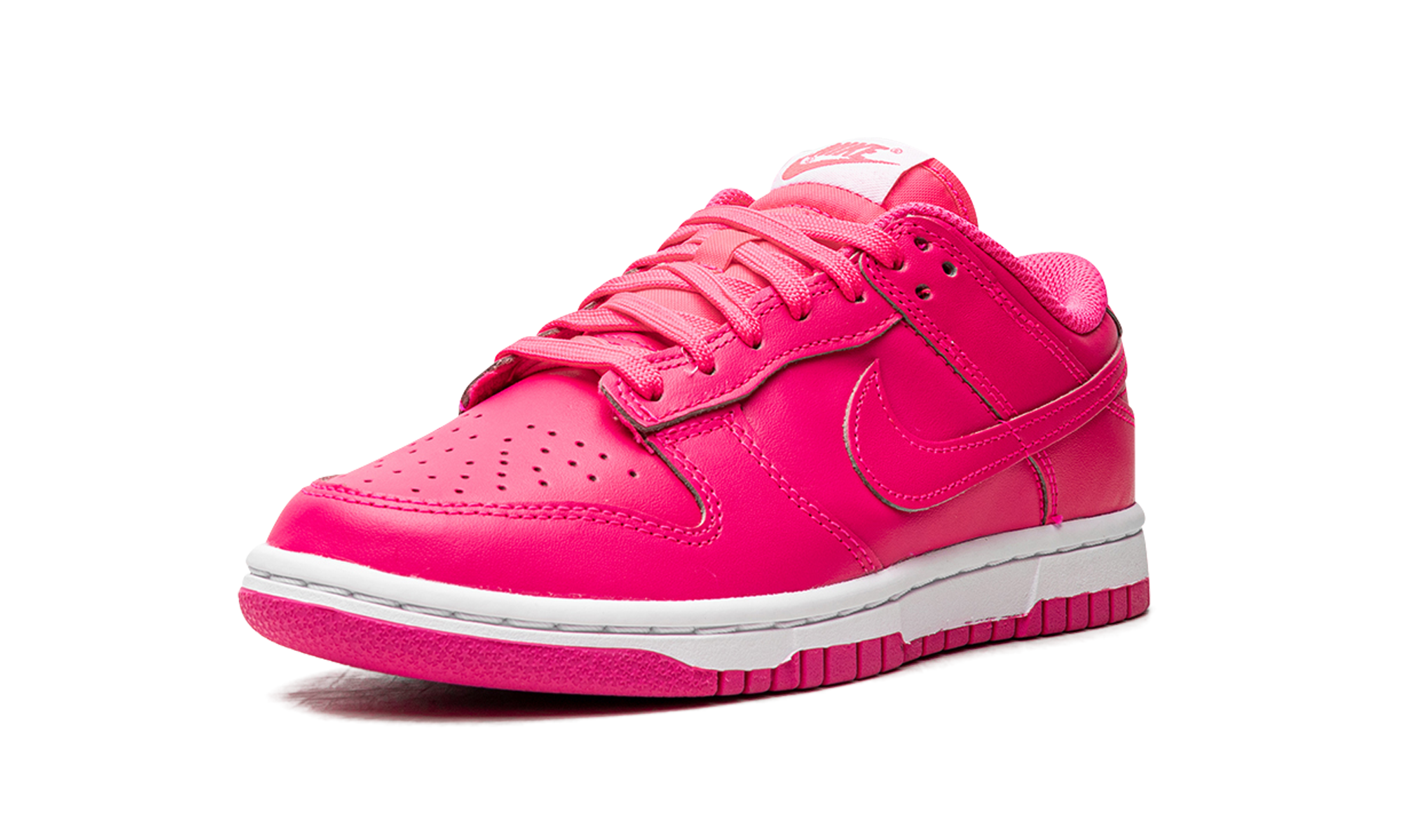 nike dunk low hyper pink women s+DZ5196-600+left diagnol single view
