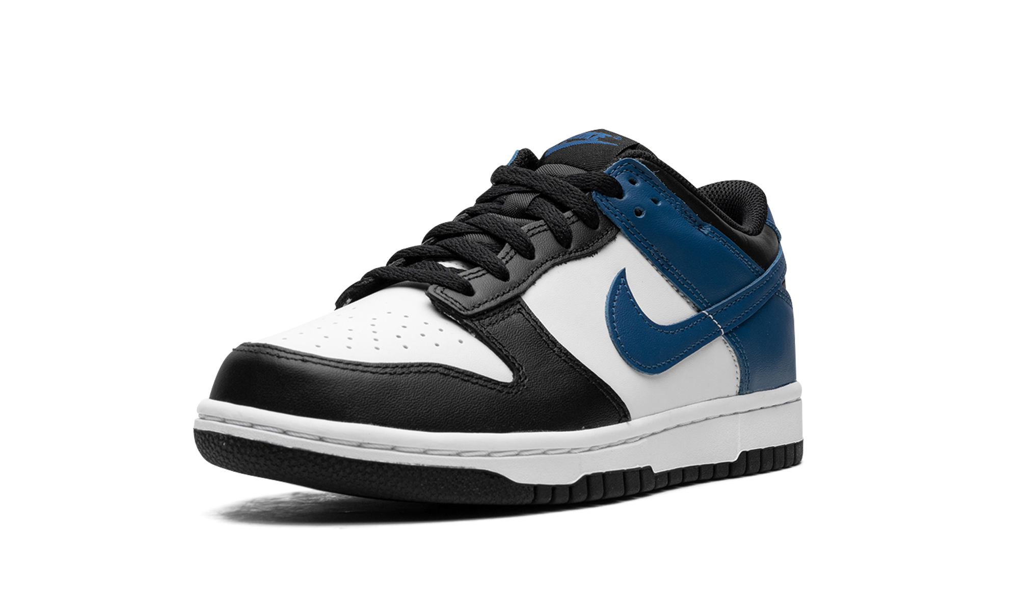 nike dunk low industrial blue gs+DH9765-104+left diagnol single view