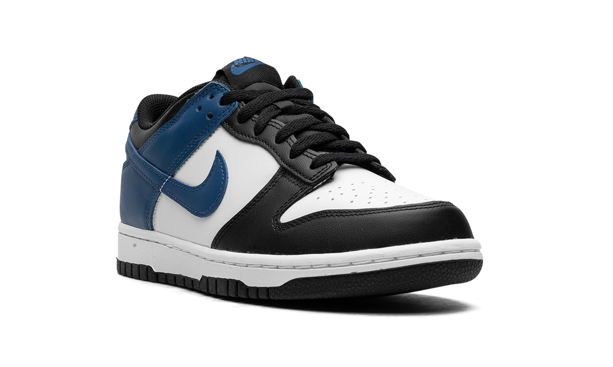 nike dunk low industrial blue gs+DH9765-104+diagnol right view