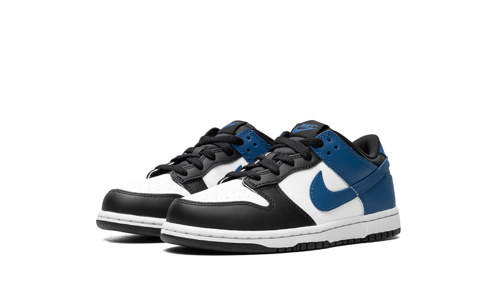 nike dunk low industrial blue ps+DH9756-104+diagnol left view