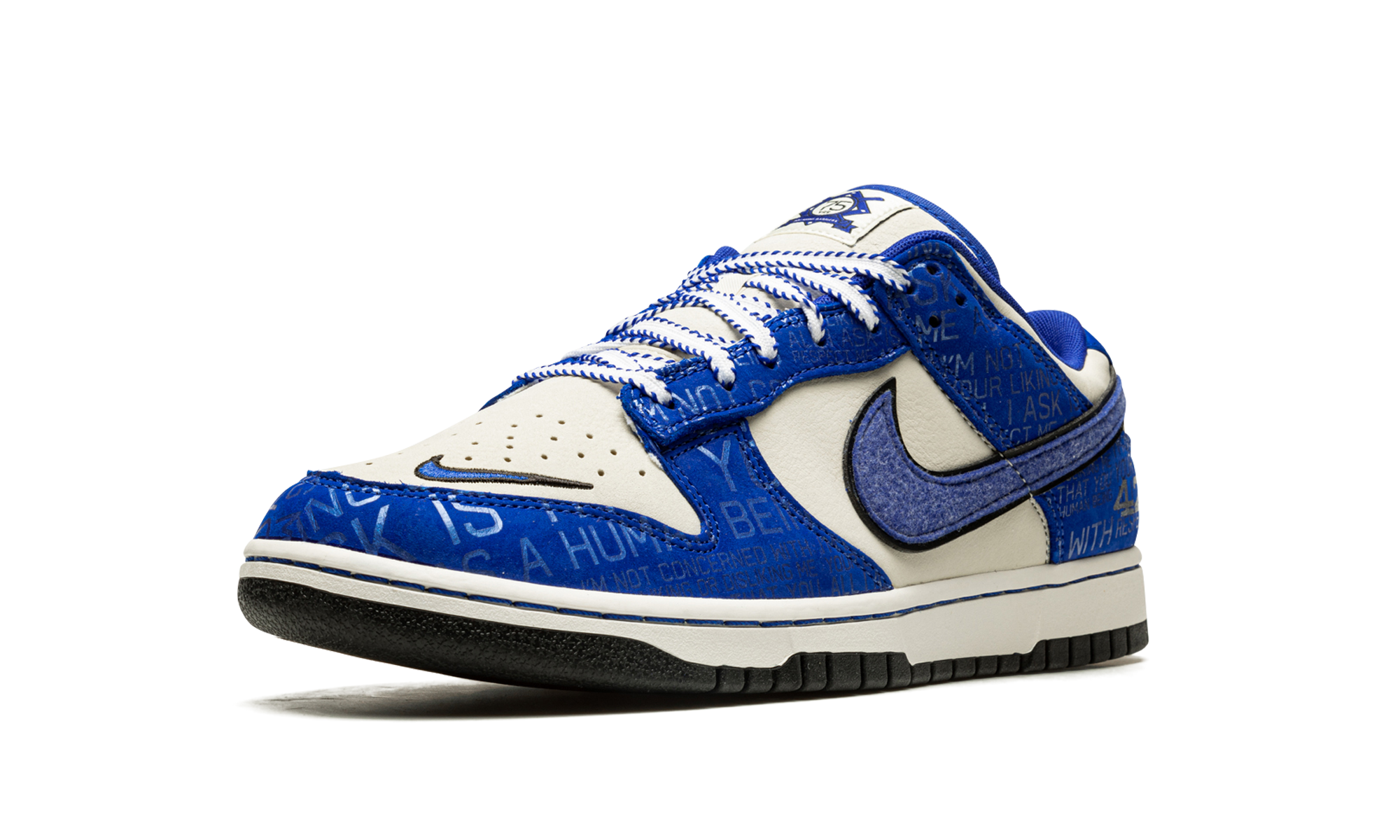 nike dunk low jackie robinson+DV2122-400+left diagnol single view