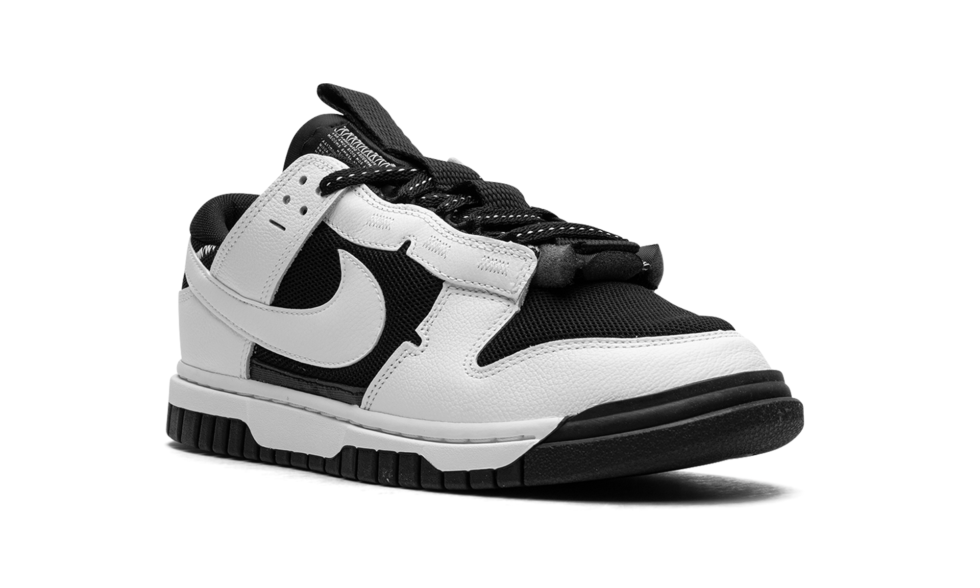 nike dunk low jumbo reverse panda+DV0821-002+diagnol right view