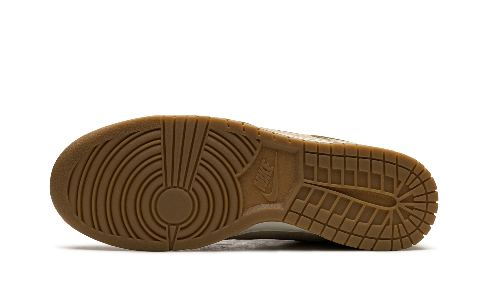 nike dunk low khaki suede gum+DZ4513-200+bottom view