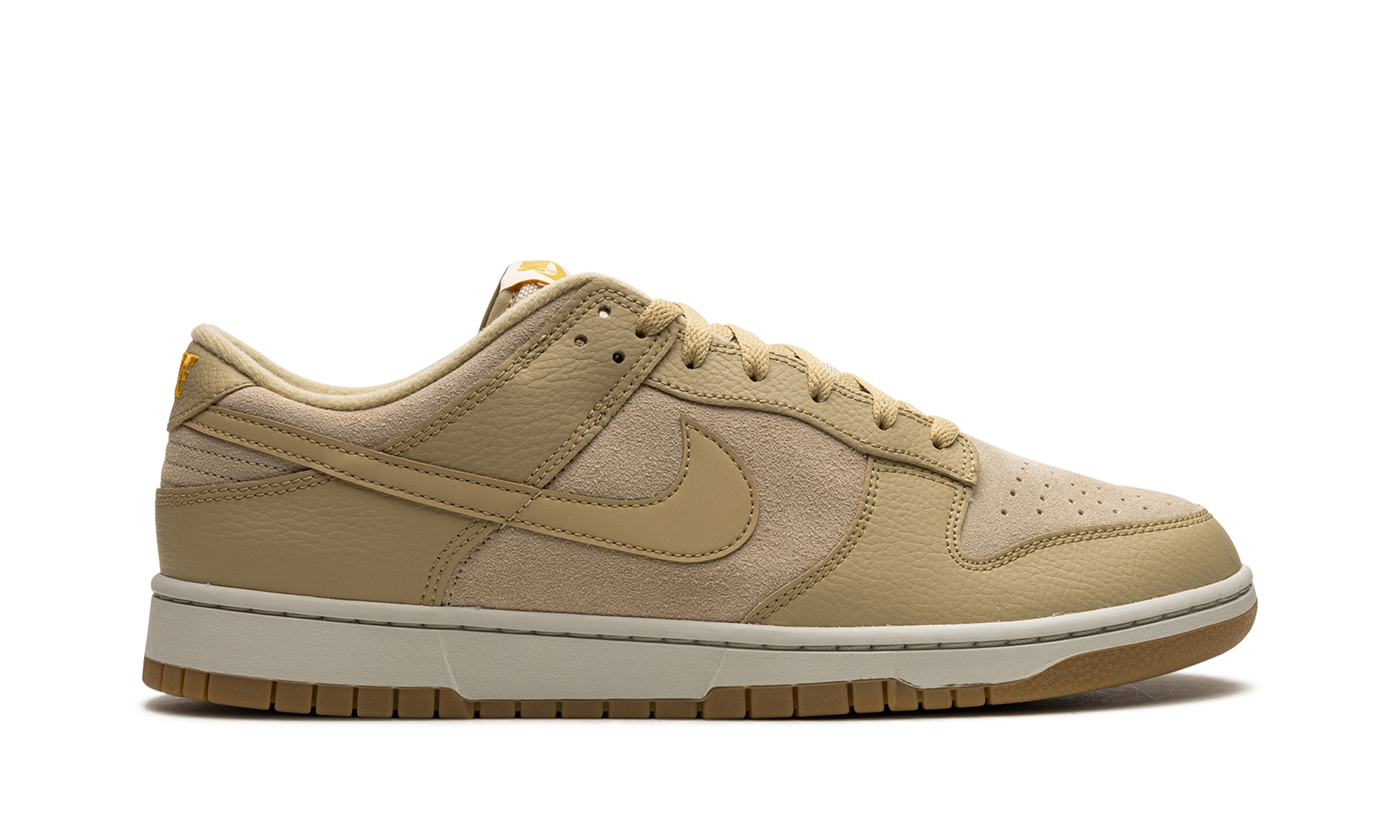 nike dunk low khaki suede gum+DZ4513-200+right view