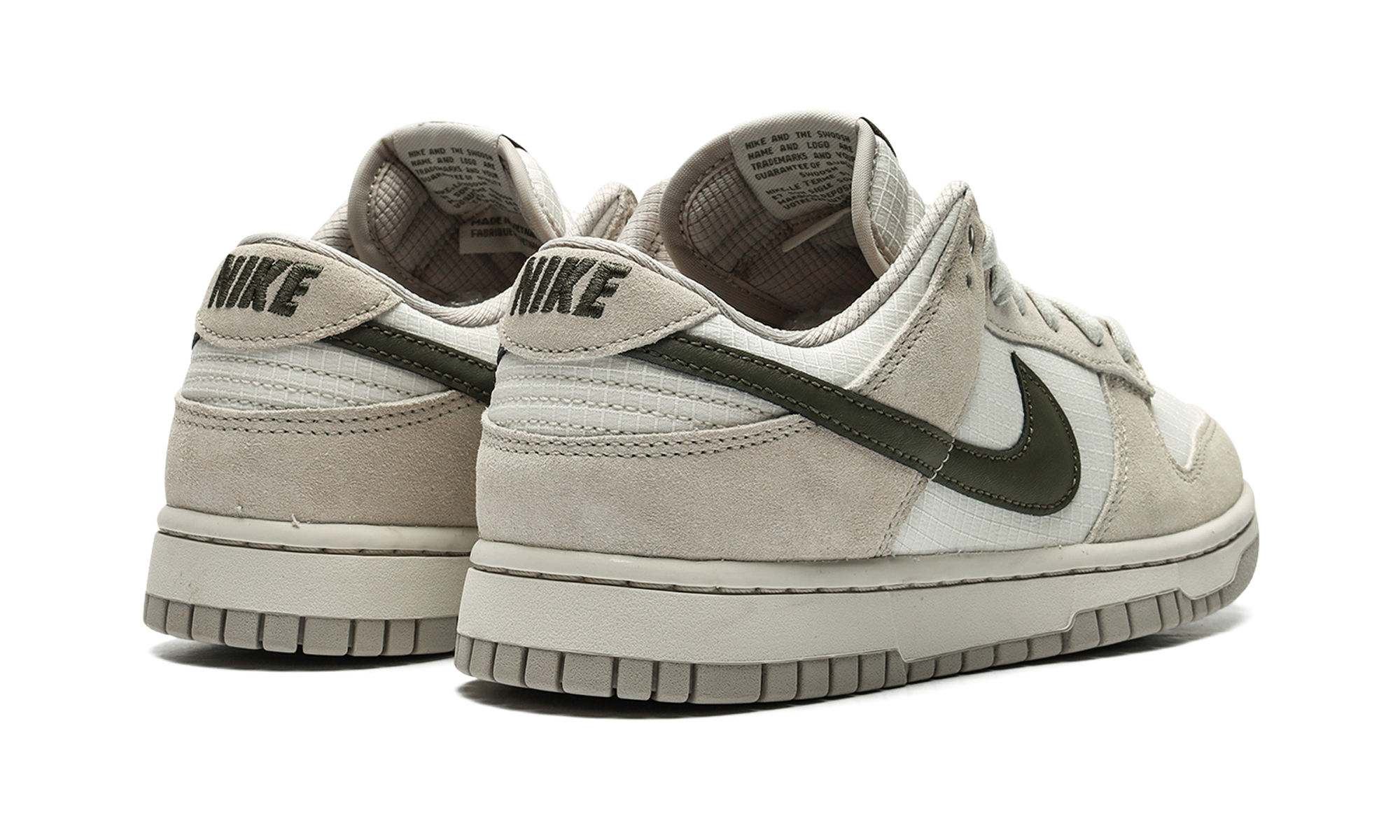 nike dunk low leaf veins+FV0398-001+diagnol right behind view