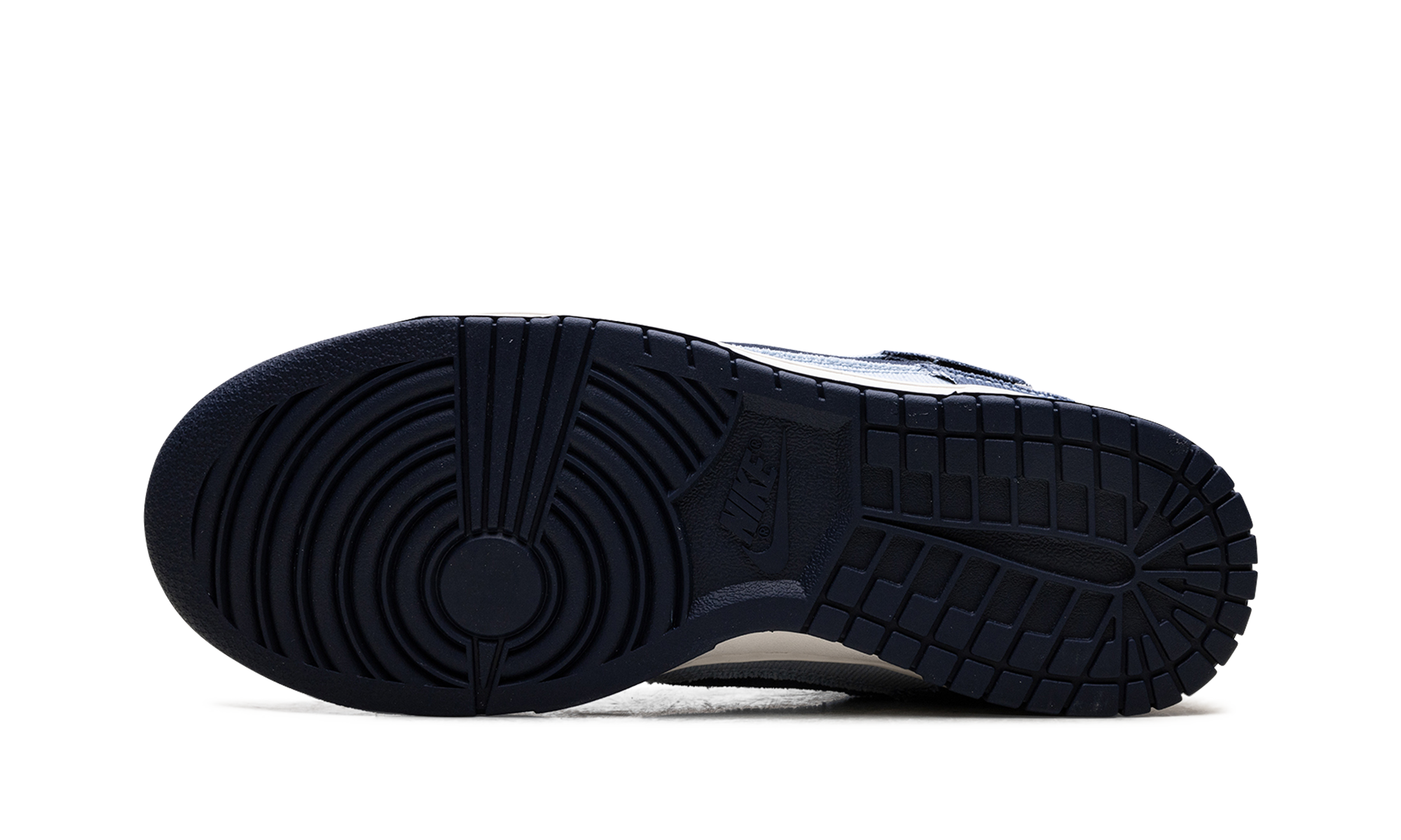 nike dunk low light armory blue denim+HF3141-400+bottom view