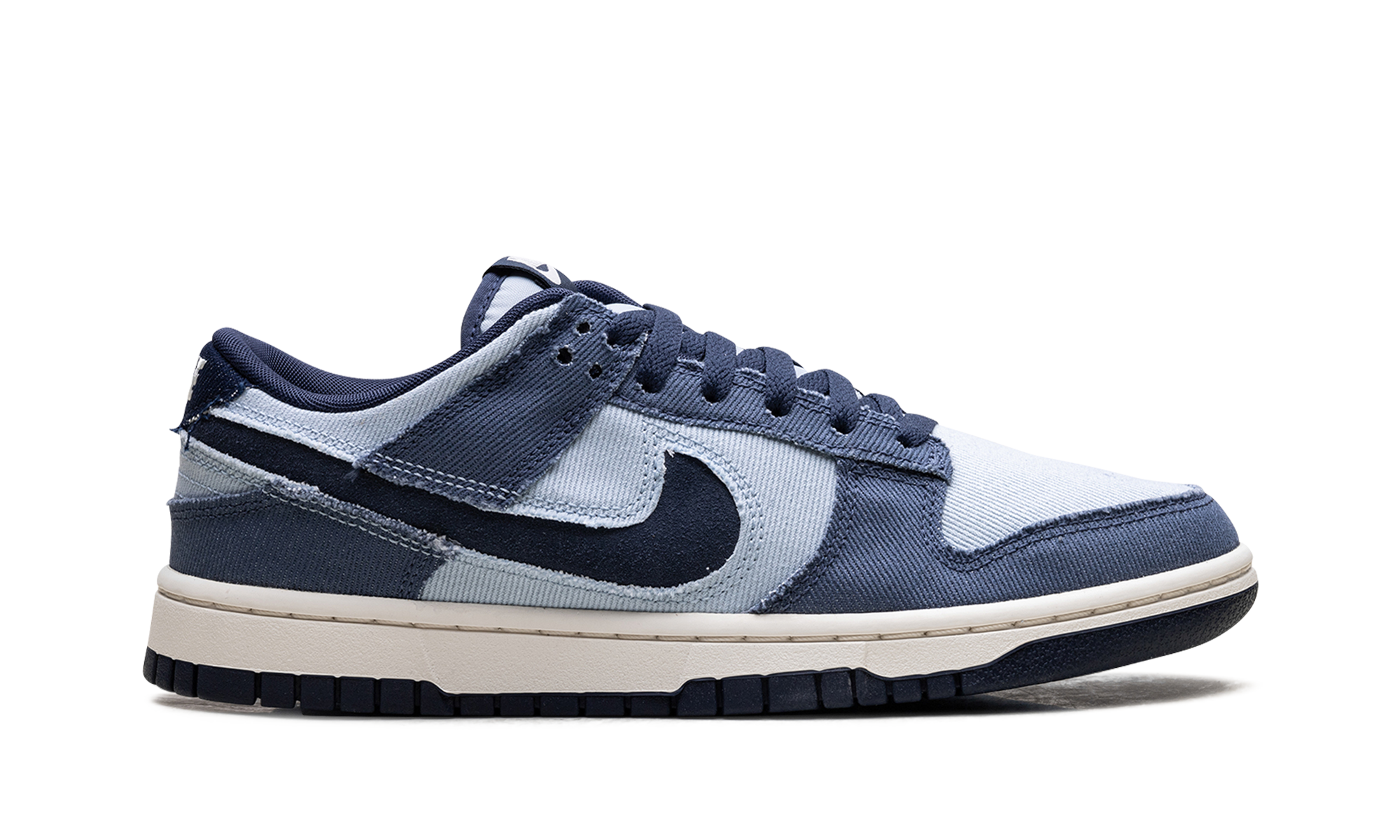 nike dunk low light armory blue denim+HF3141-400+right view