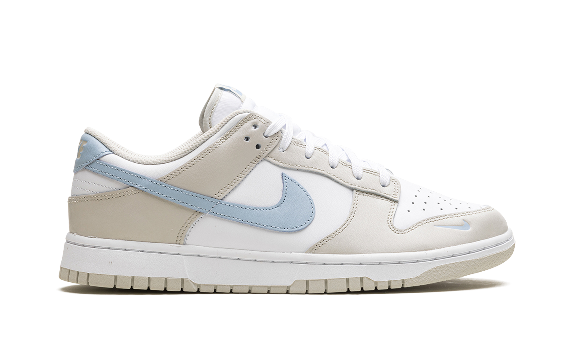 nike dunk low light bone armory blue women s+HF0023-100+right view