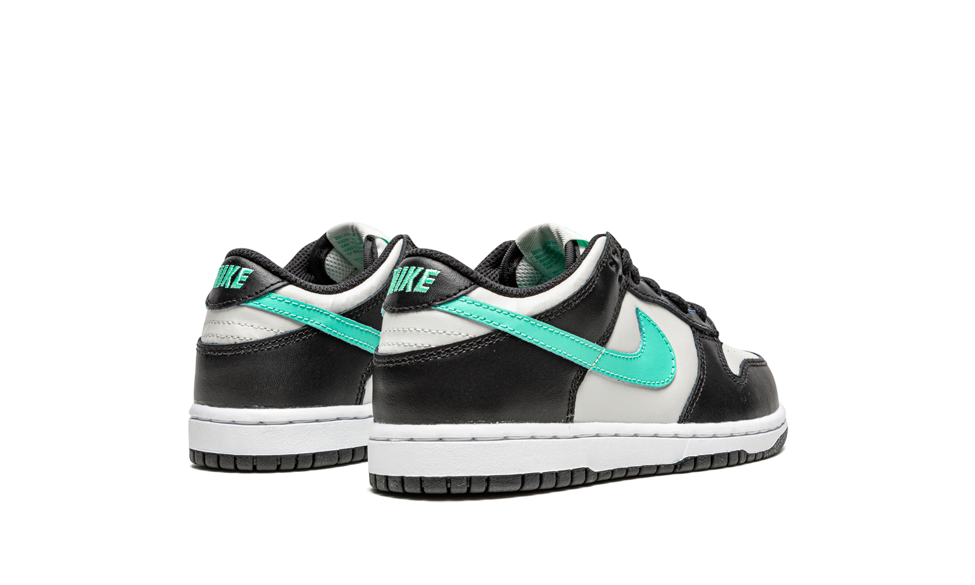 nike dunk low light bone tropical twist ps+CW1588-003+diagnol right behind view