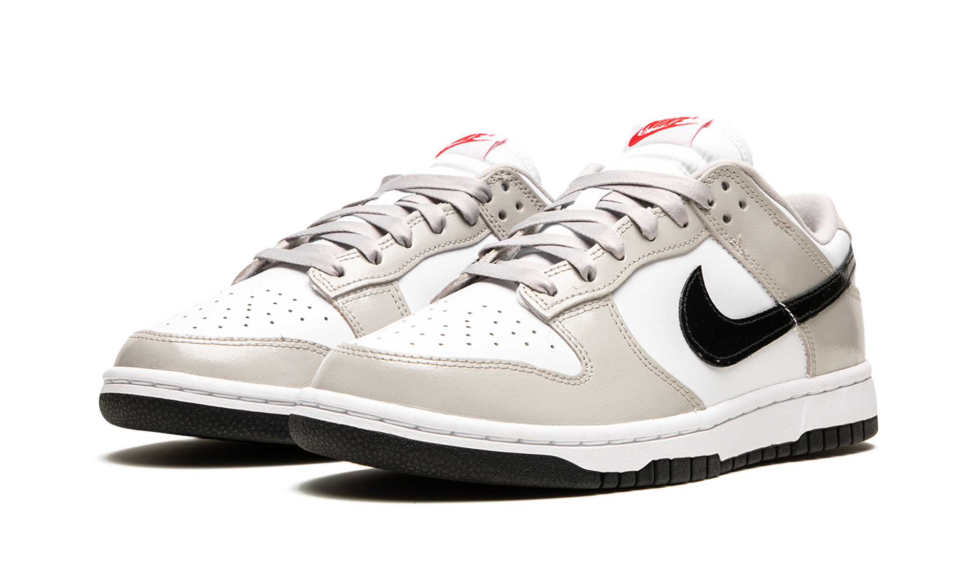 nike dunk low light iron ore women s+DQ7576-001+diagnol left view