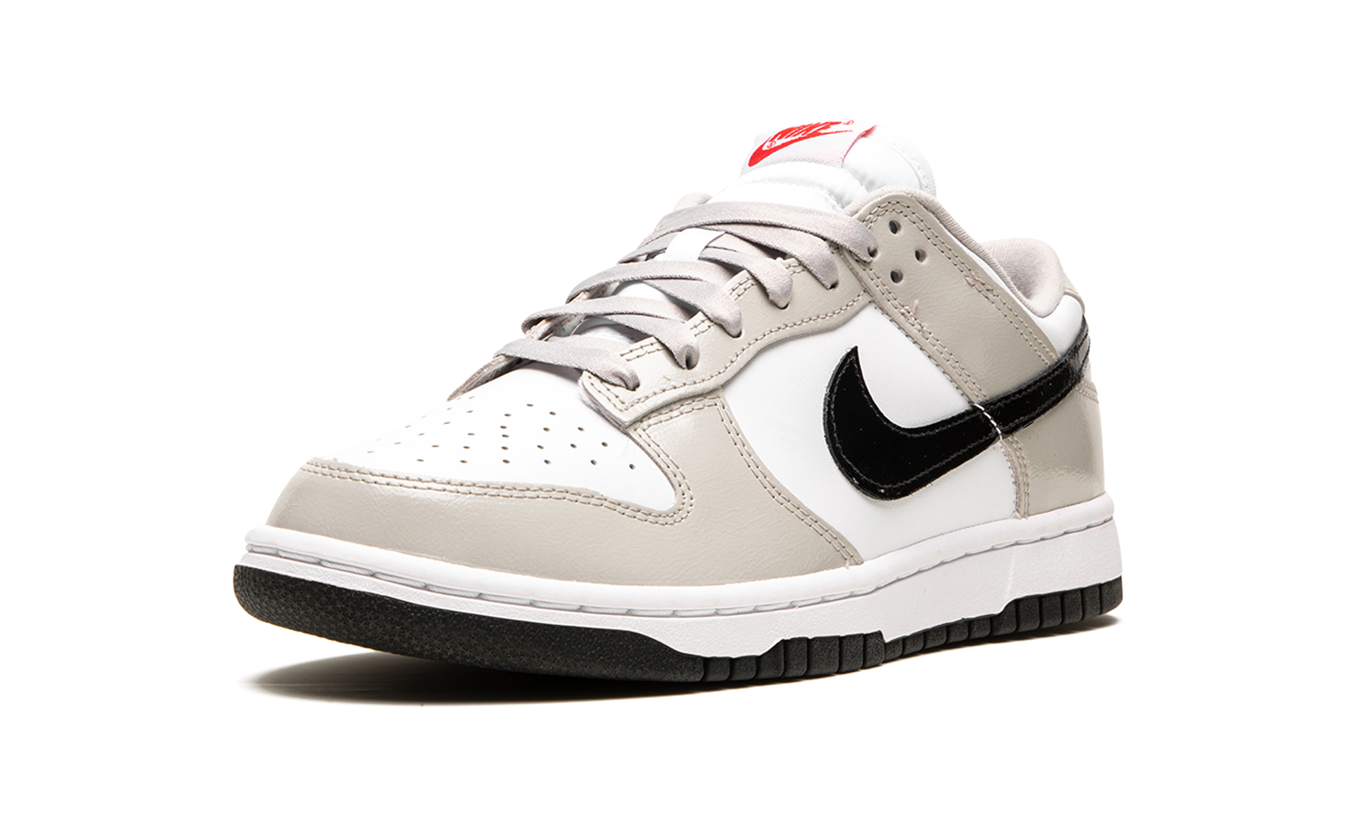 nike dunk low light iron ore women s+DQ7576-001+left diagnol single view