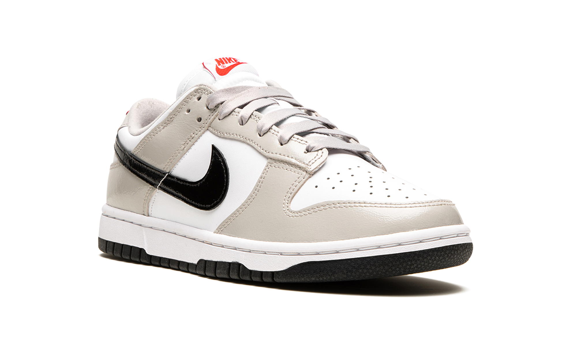 nike dunk low light iron ore women s+DQ7576-001+diagnol right view