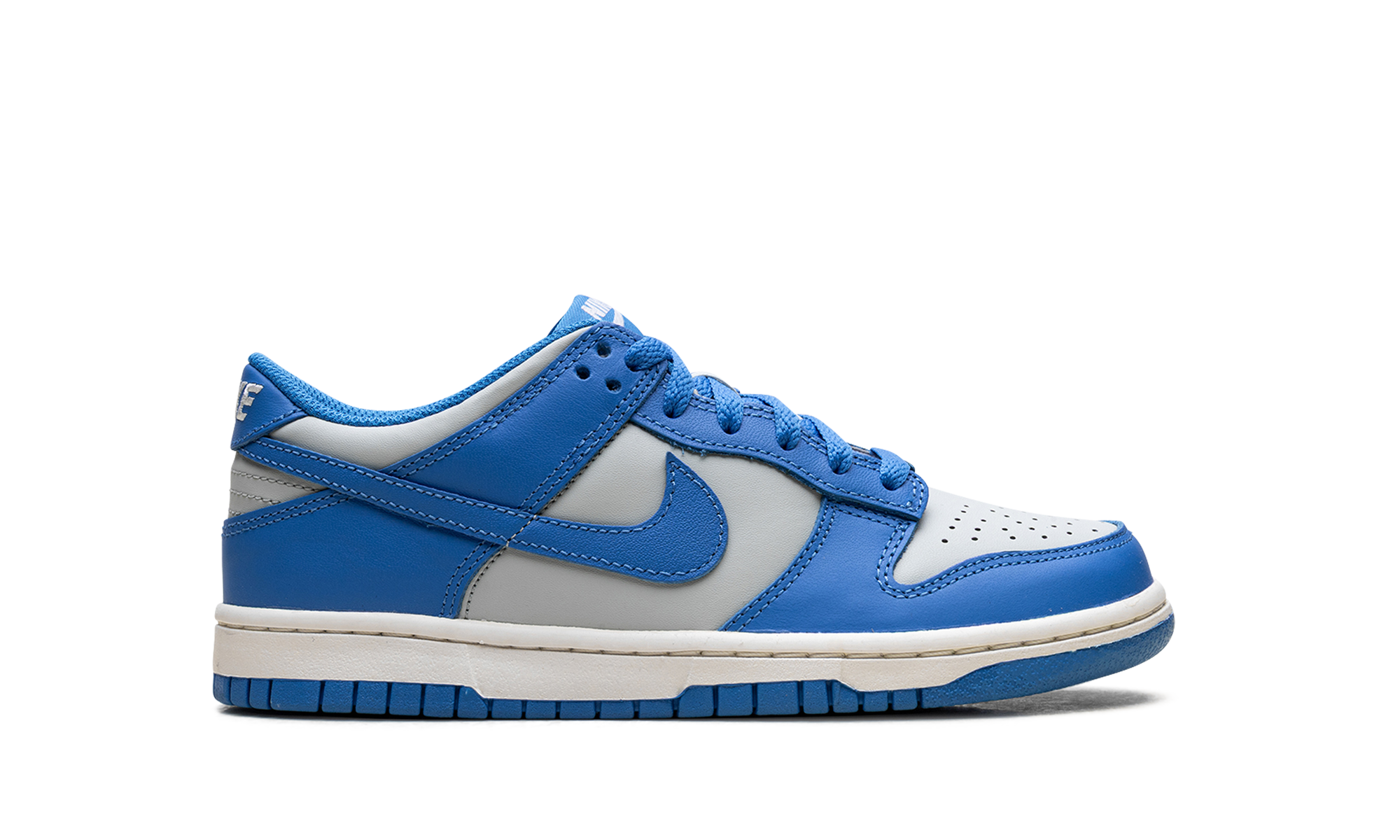 nike dunk low light silver sail light photo blue gs+FB9109-004+right view