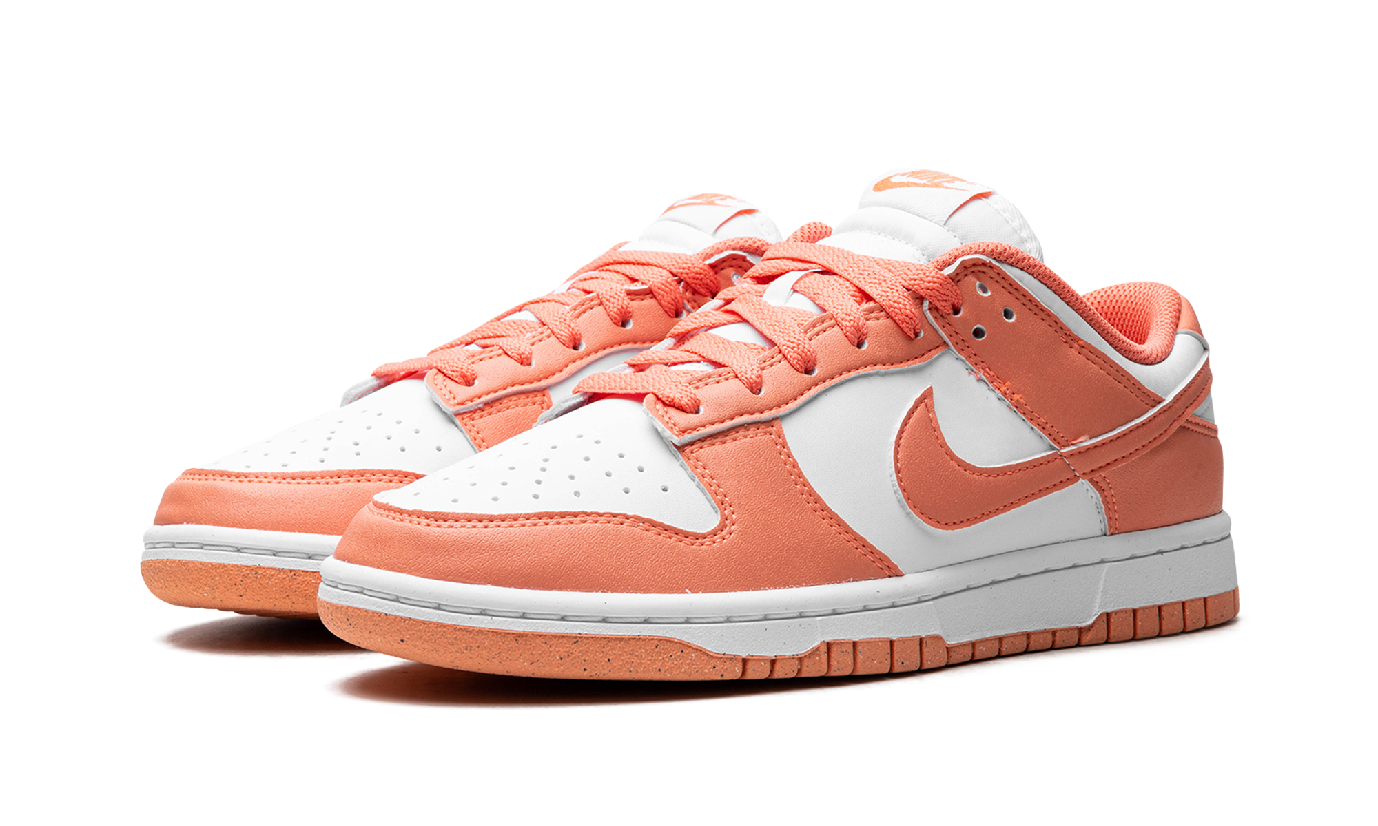 nike dunk low light wild mango women s+DD1873-109+diagnol left view