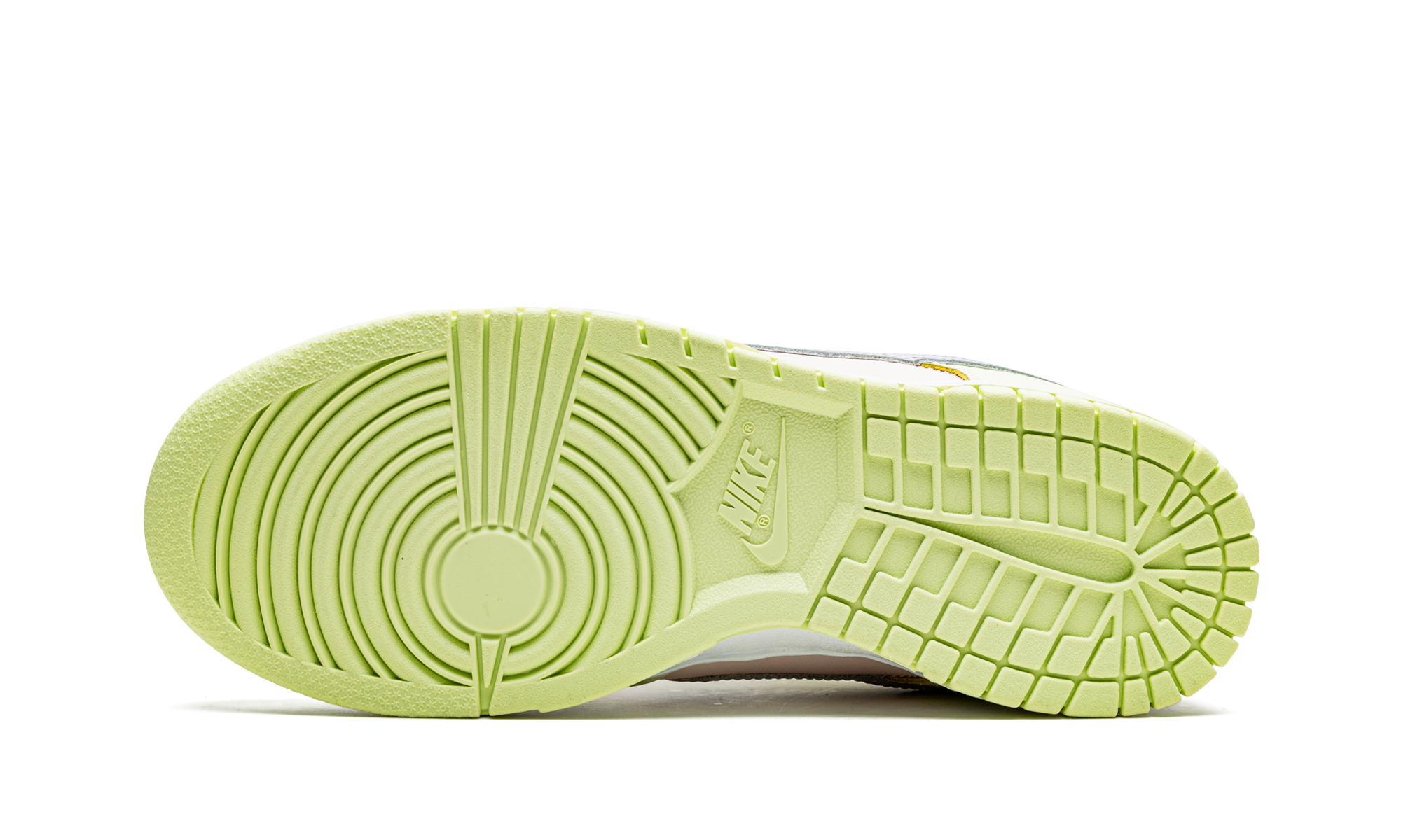 nike dunk low lime ice women s+DD1503-600+bottom view