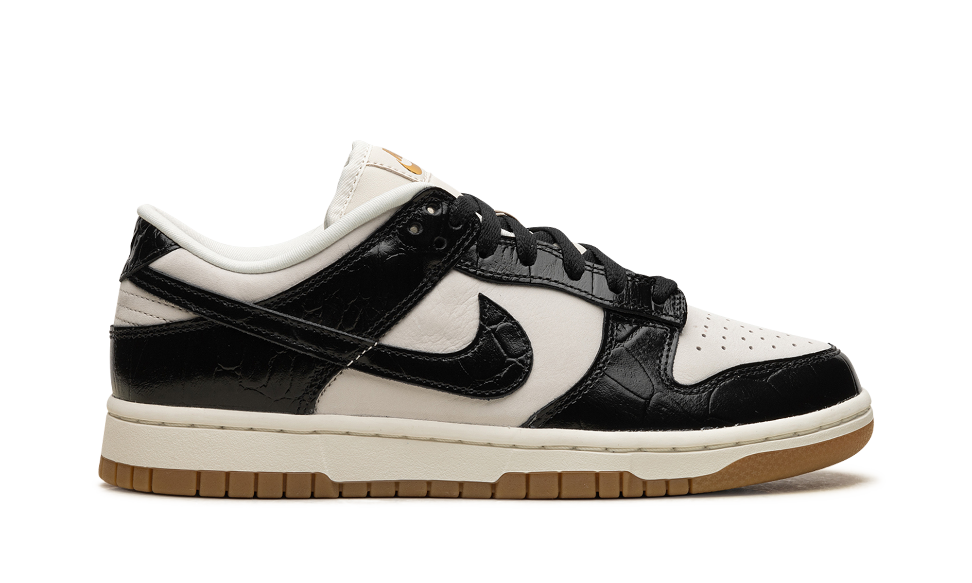 nike dunk low lx black croc women s+FJ2260-003+right view