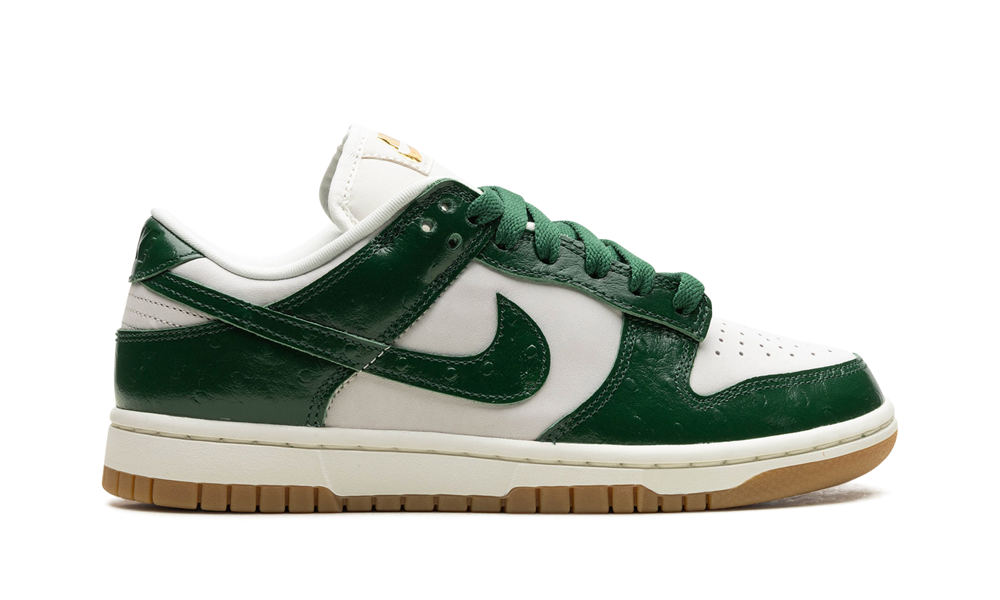 nike dunk low lx gorge green ostrich women s+FJ2260-002+right view