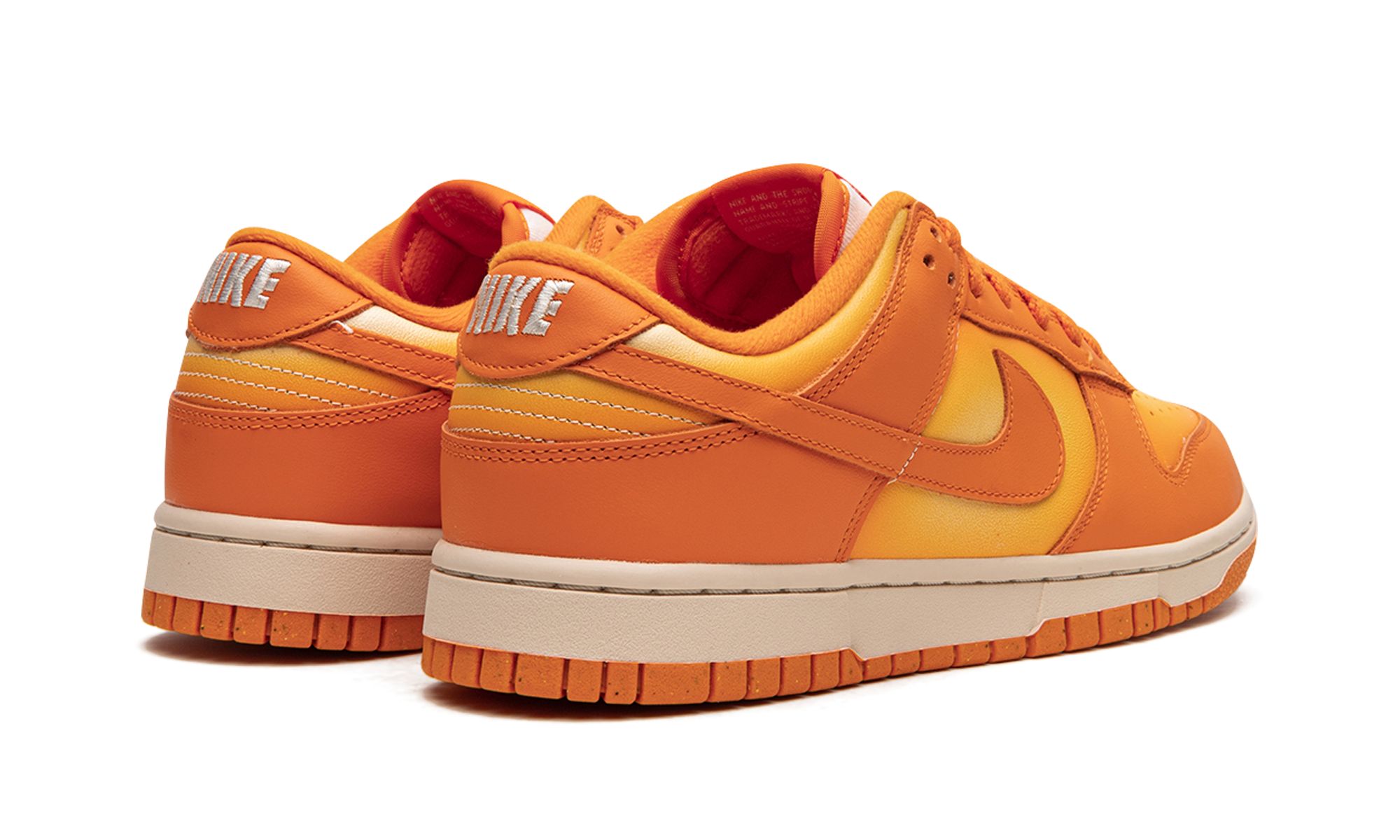 nike dunk low magma orange women s+DX2953-800+diagnol right behind view