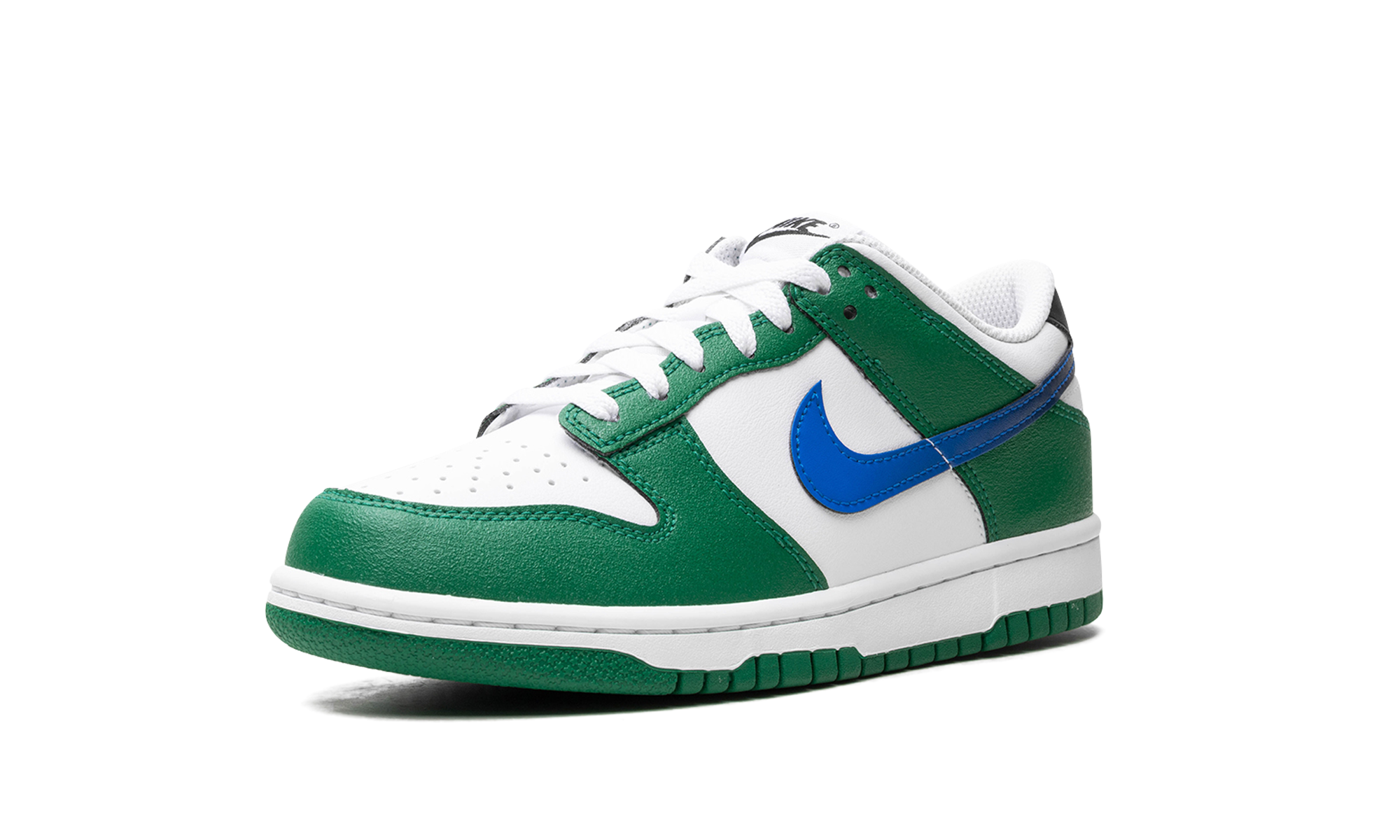 nike dunk low malachite gs+FZ4357-300+diagnol right view 3